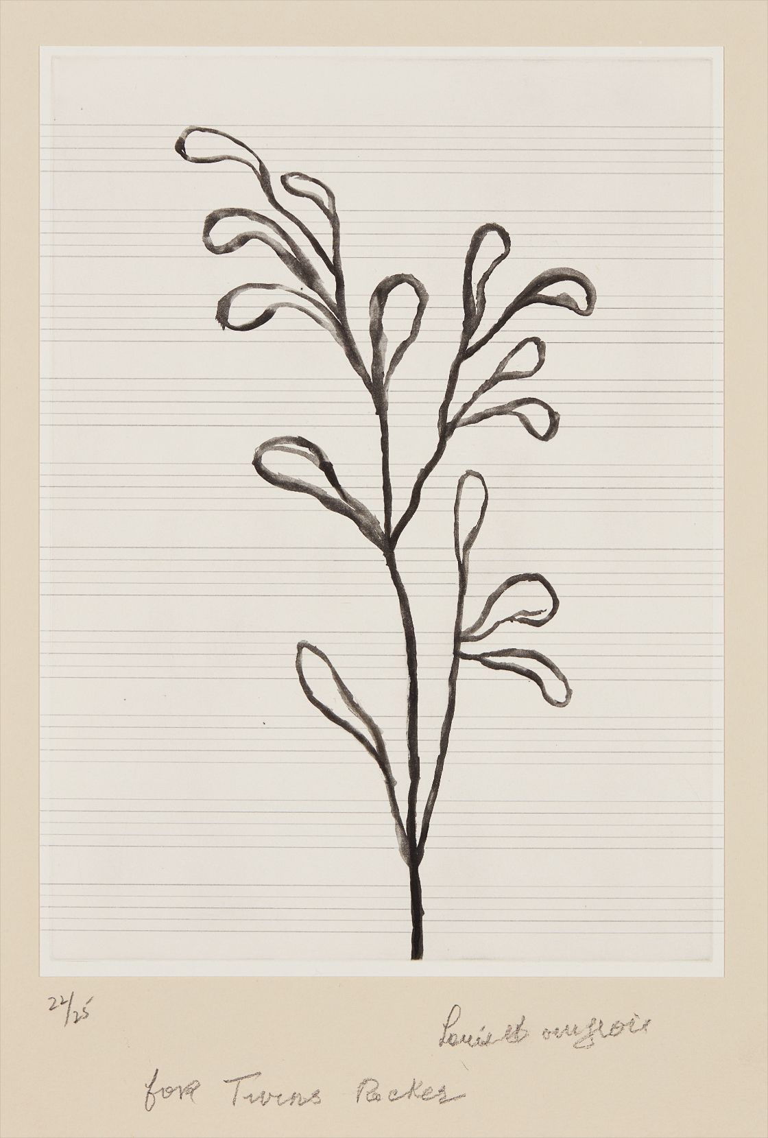 Louise Bourgeois — La petite pousse II (The Little Shoot II)