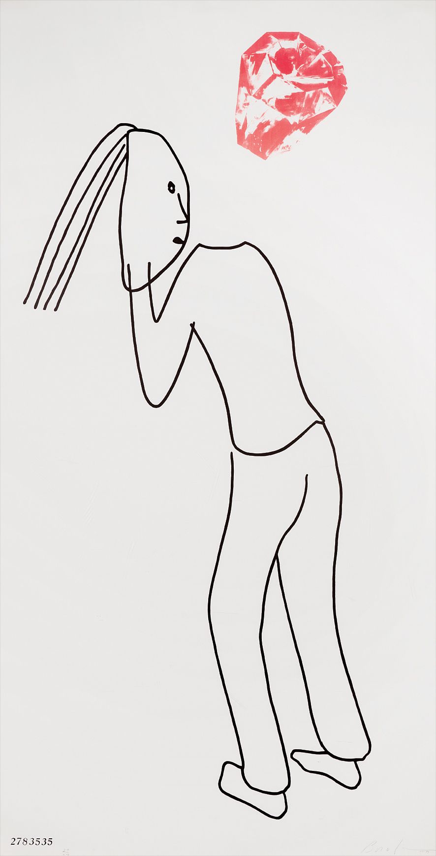 Jonathan Borofsky — I Dreamed I Found A Red Ruby