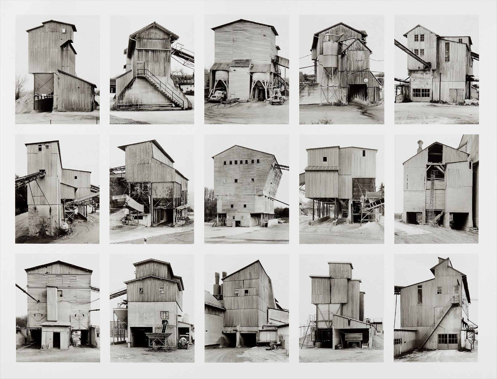 Bernd and Hilla Becher — Kies-und Schotterwerke (Gravel Plants), Image III, from Typologies