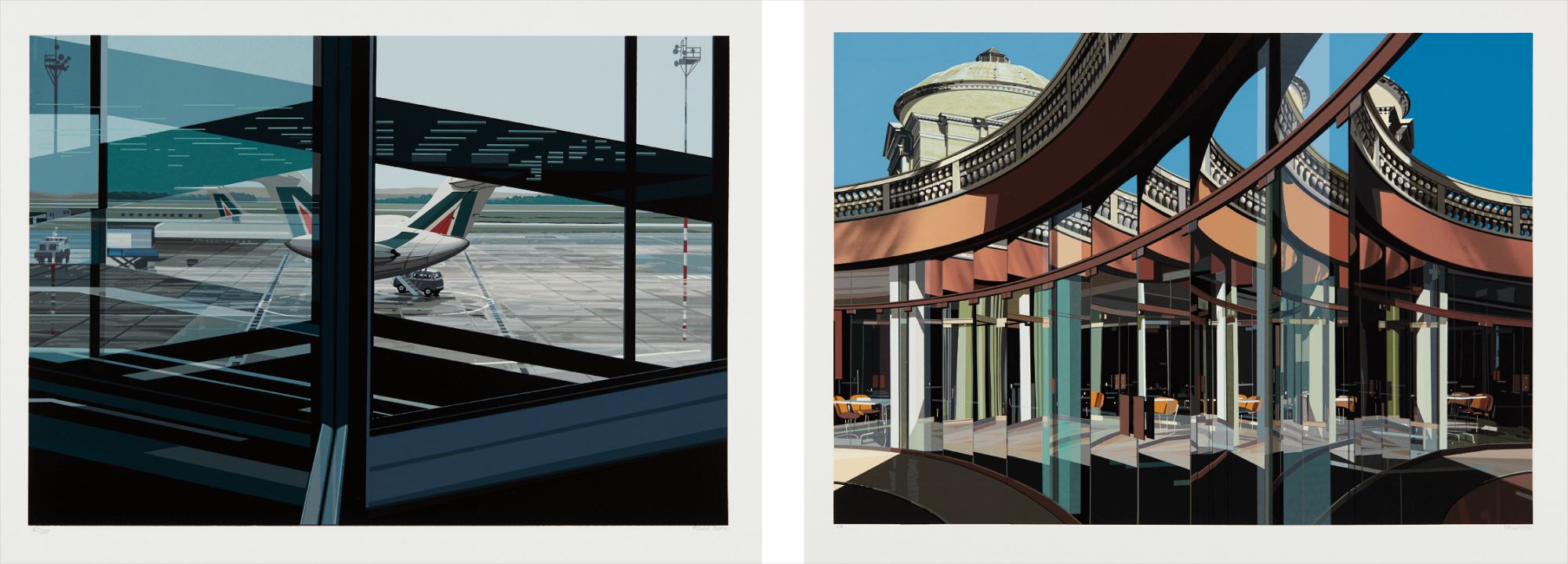 Flughafen; and Cafeteria Vatican, from Urban Landscapes No. 3