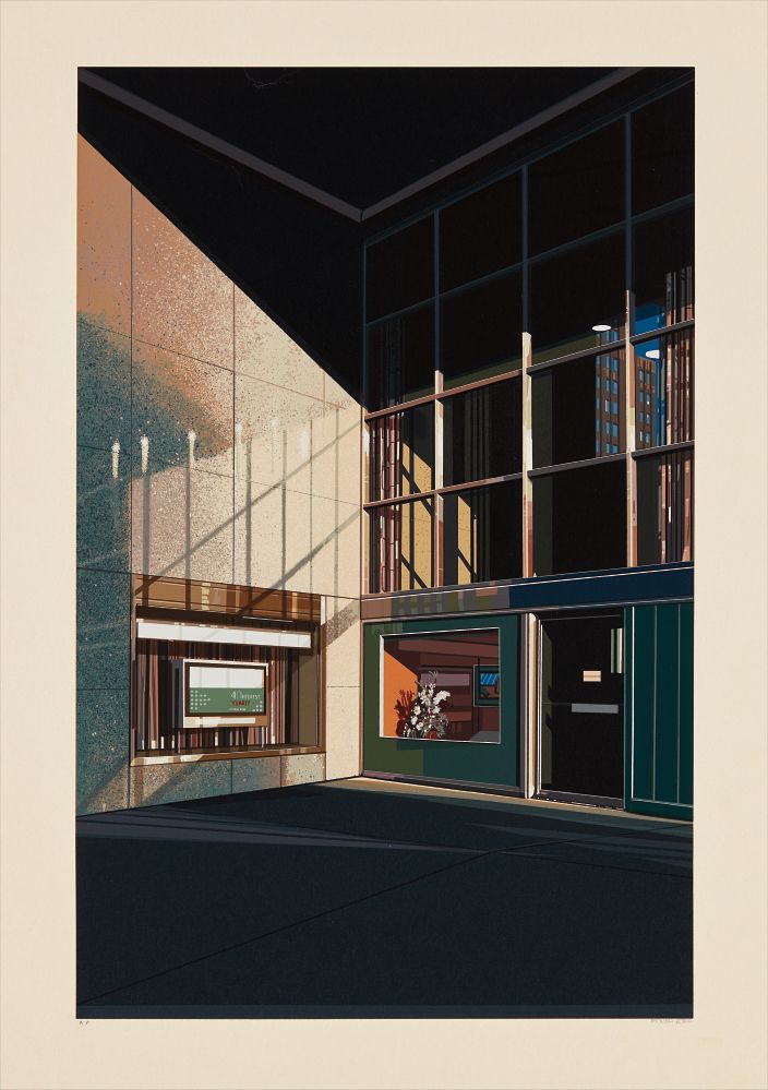 Richard Estes — 4 1/2% Interest, from Urban Landscapes No. 2