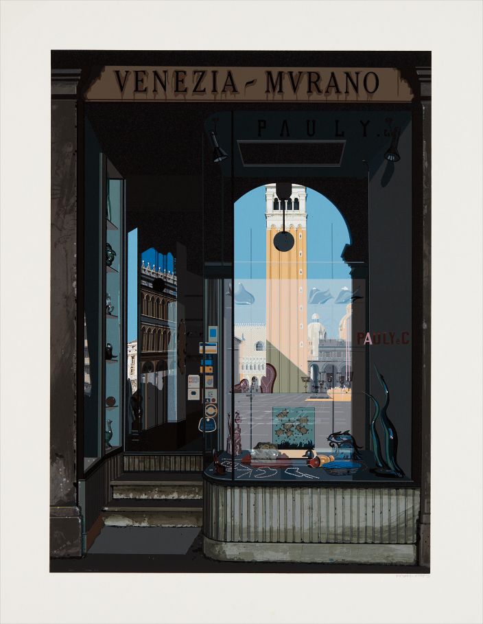Richard Estes — Venezia-Murano, from Urban Landscapes No. 2