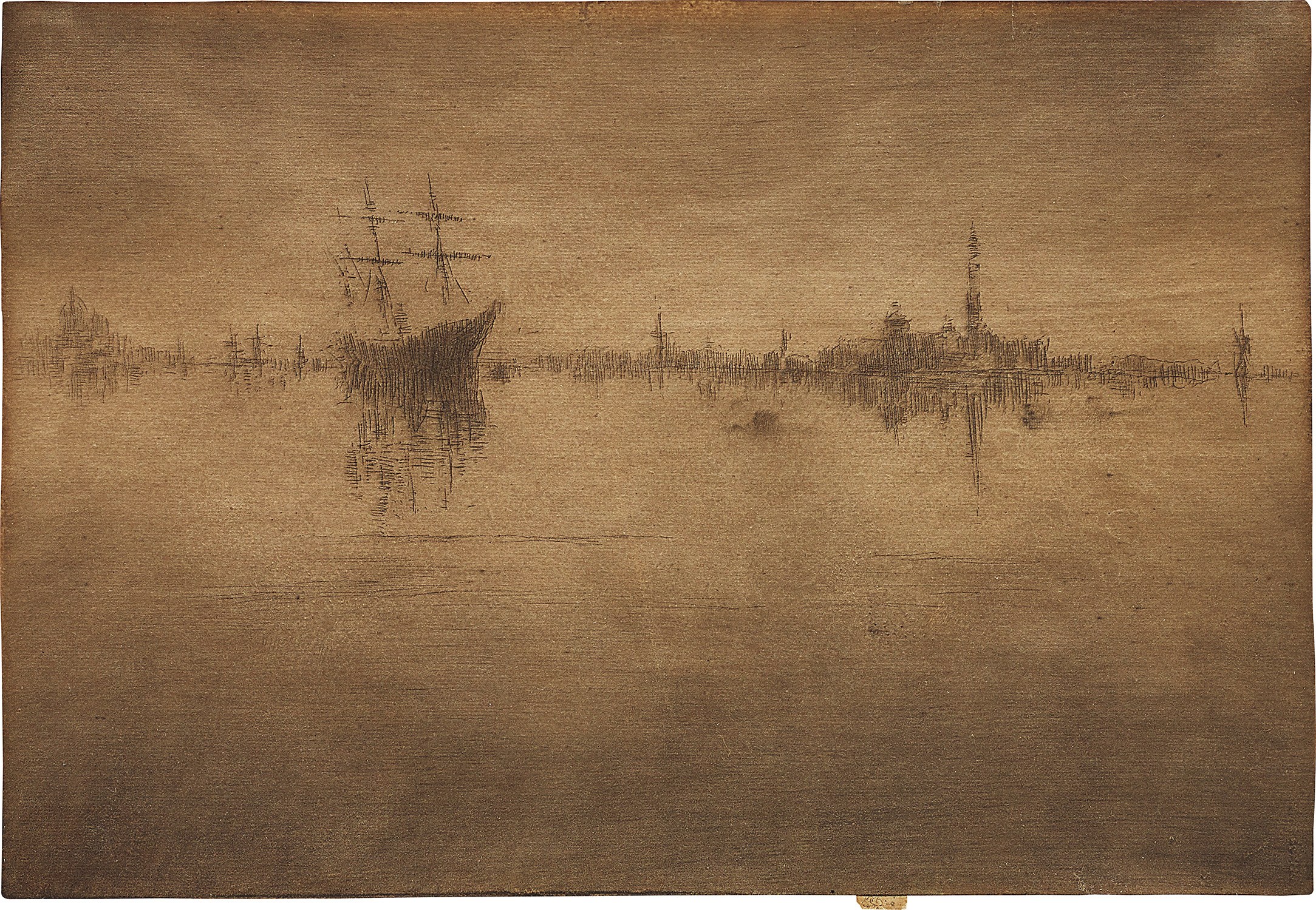 James Abbott McNeill Whistler — Nocturne, from Venice, a Series of Twelve Etchings (the First Venice Set)