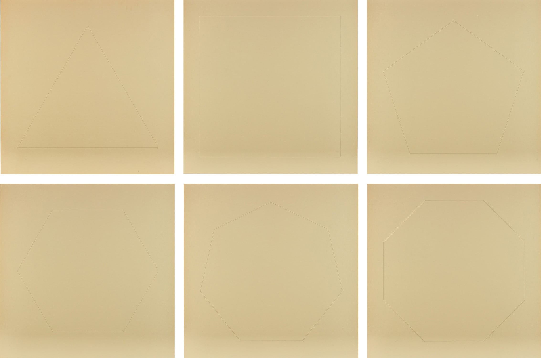 The Pure Polygon Series: six plates