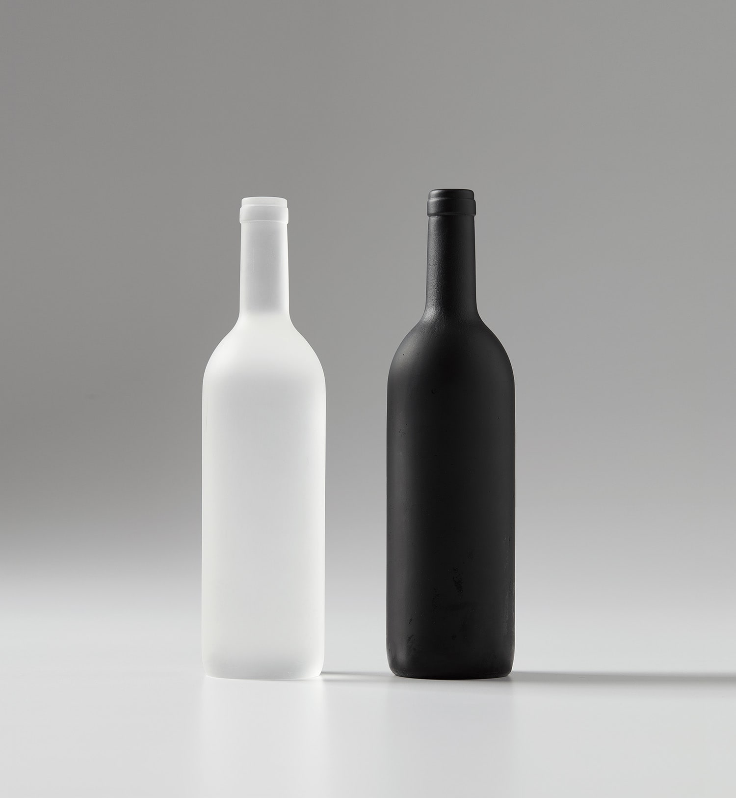 Sherrie Levine — Black and White Bottles