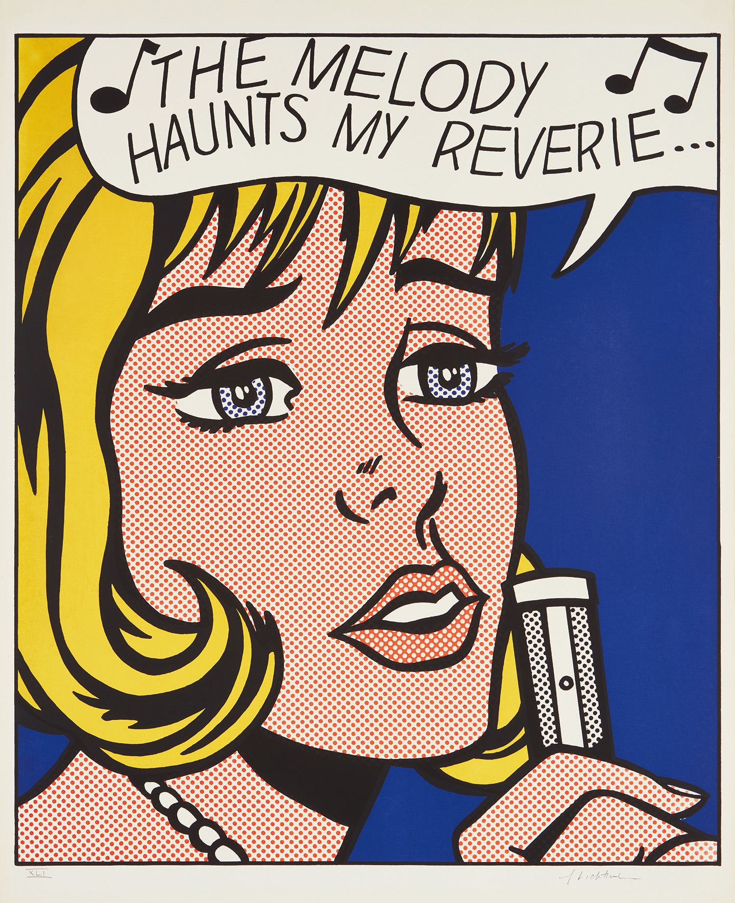 Roy Lichtenstein — Reverie, from 11 Pop Artist's, Volume II