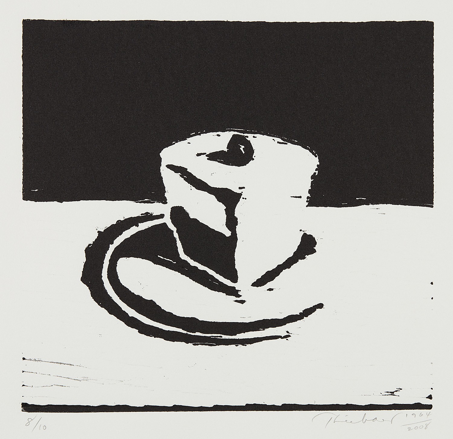 Wayne Thiebaud — Chocolate Pie