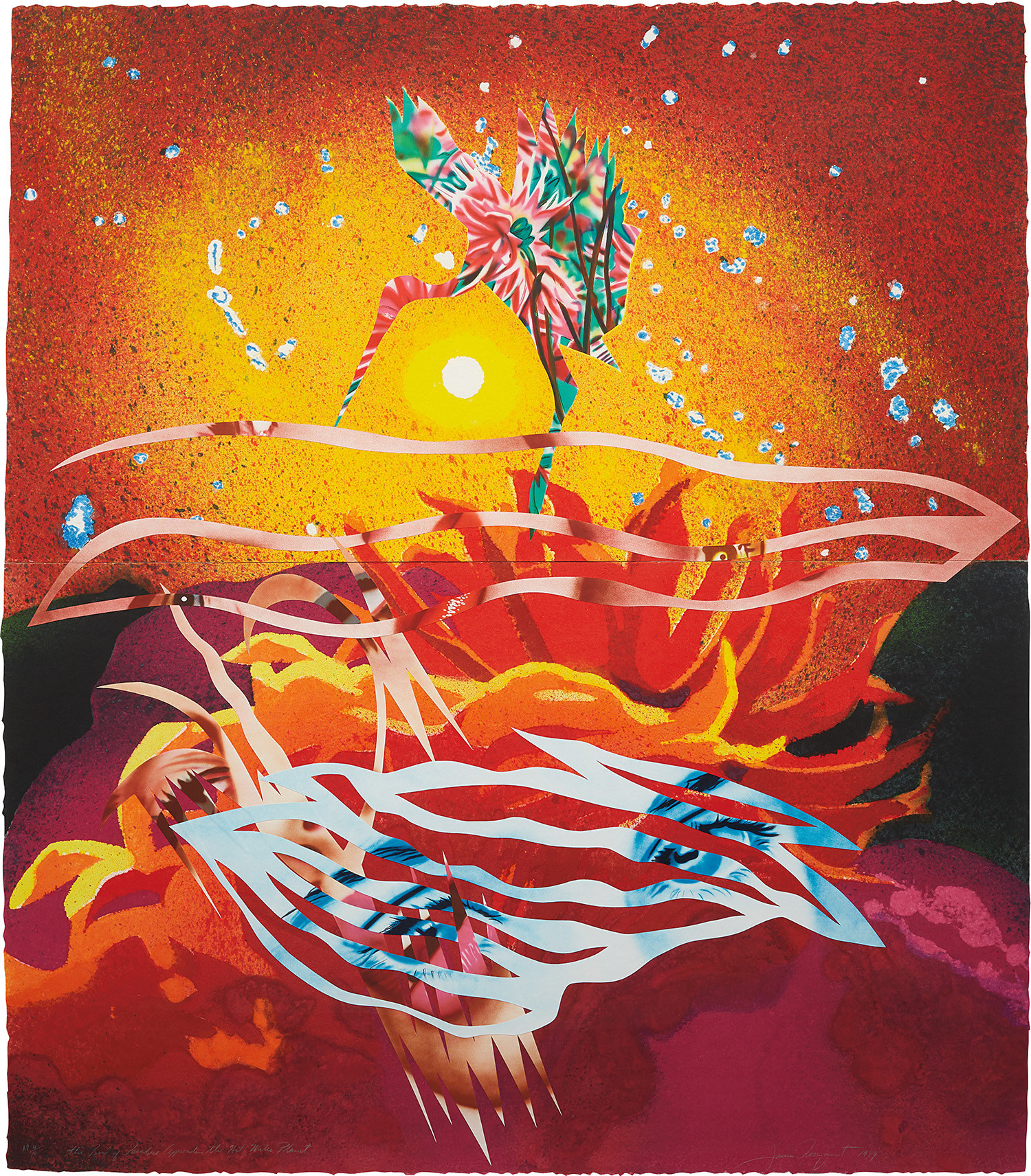 James Rosenquist — The Bird of Paradise Approaches the Hot Water Planet, from Welcome to the Water Planet