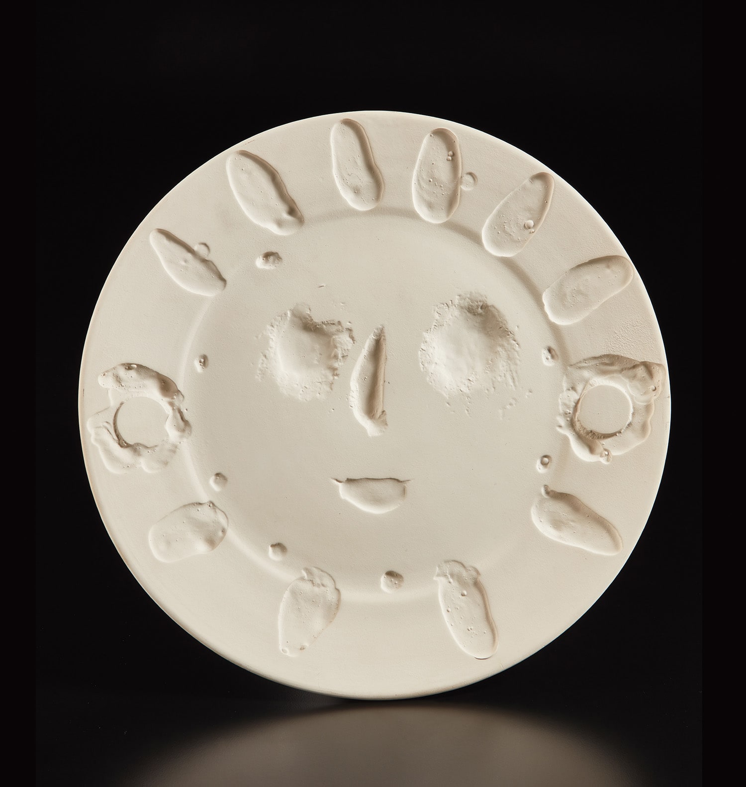 Pablo Picasso — Face with palm-leaves (Visage aux palmes)