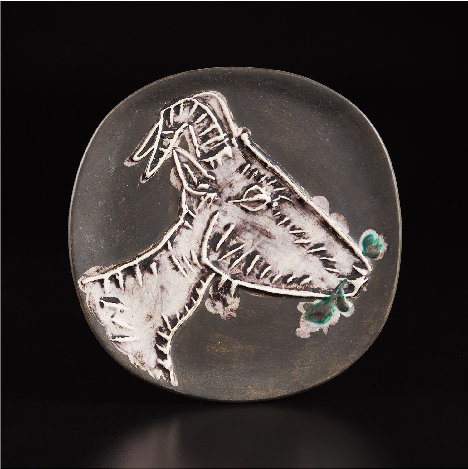 Pablo Picasso — Goat's head in profile (Tête de chèvre de profil)