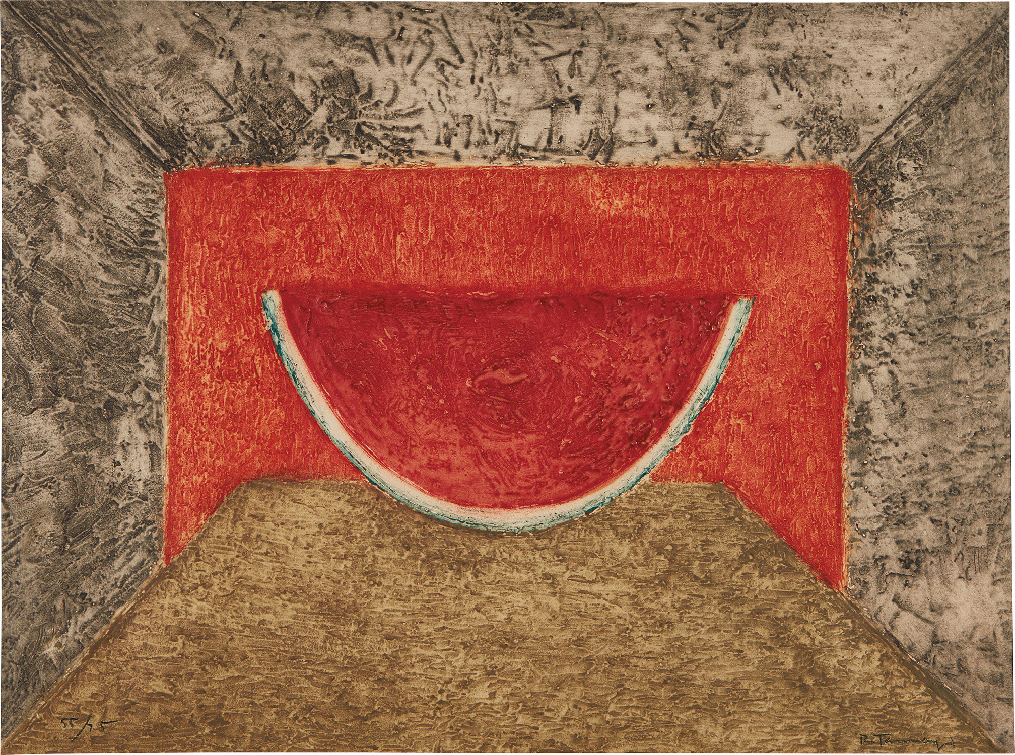 Interior con Sandía (Interior with Watermelon)