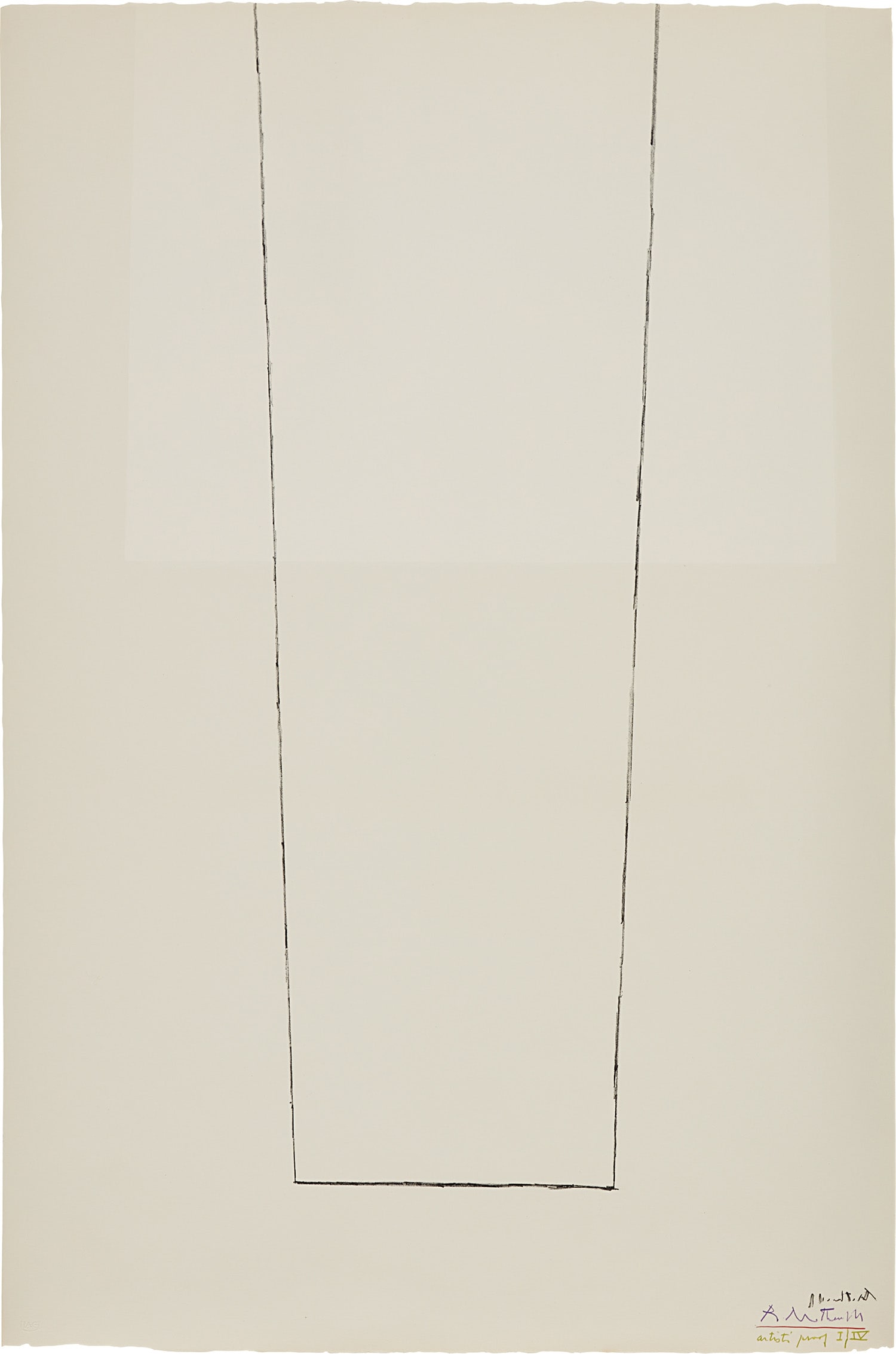 Robert Motherwell — Open on Two Whites