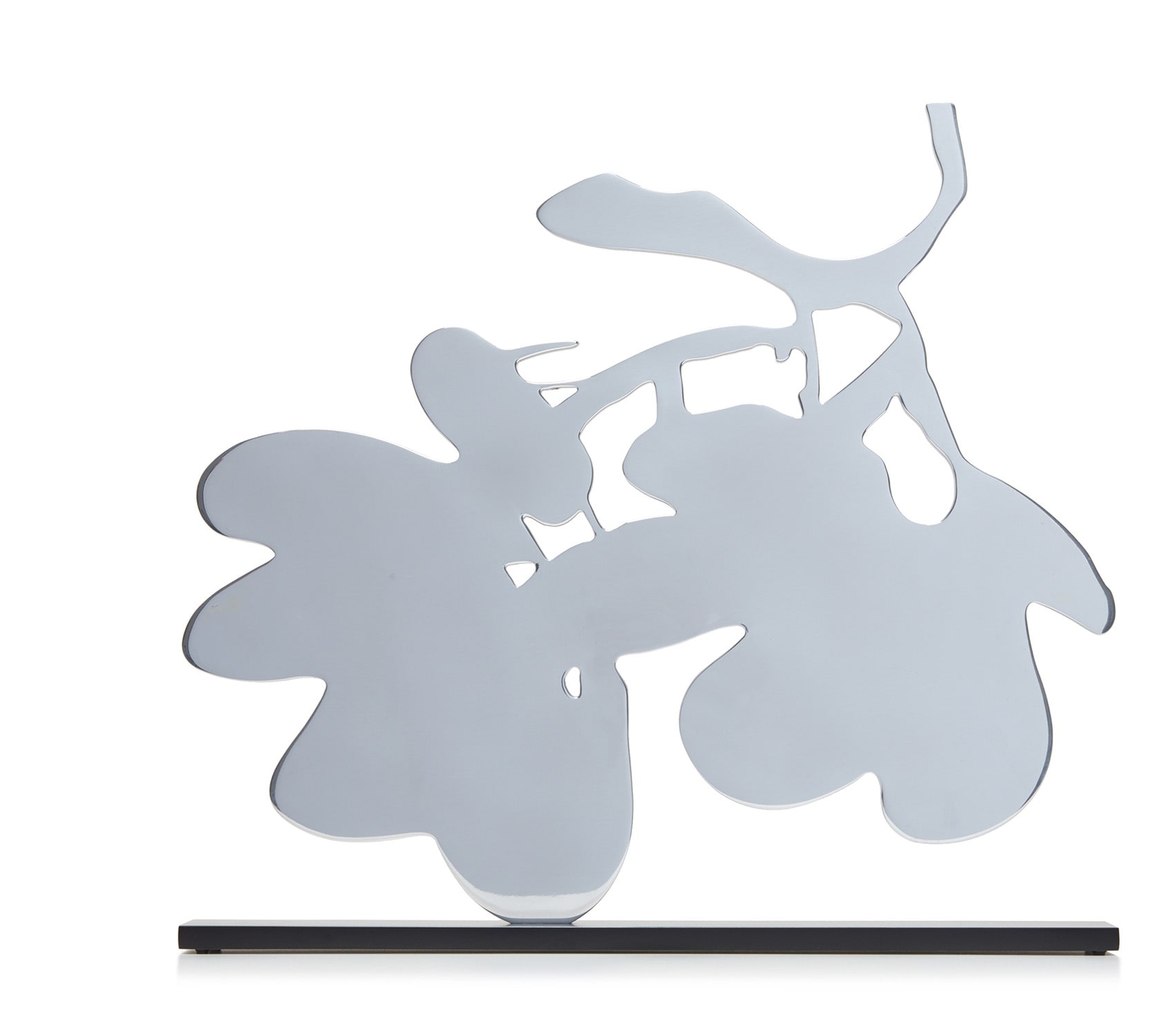 Donald Sultan — Silver Lantern Flowers