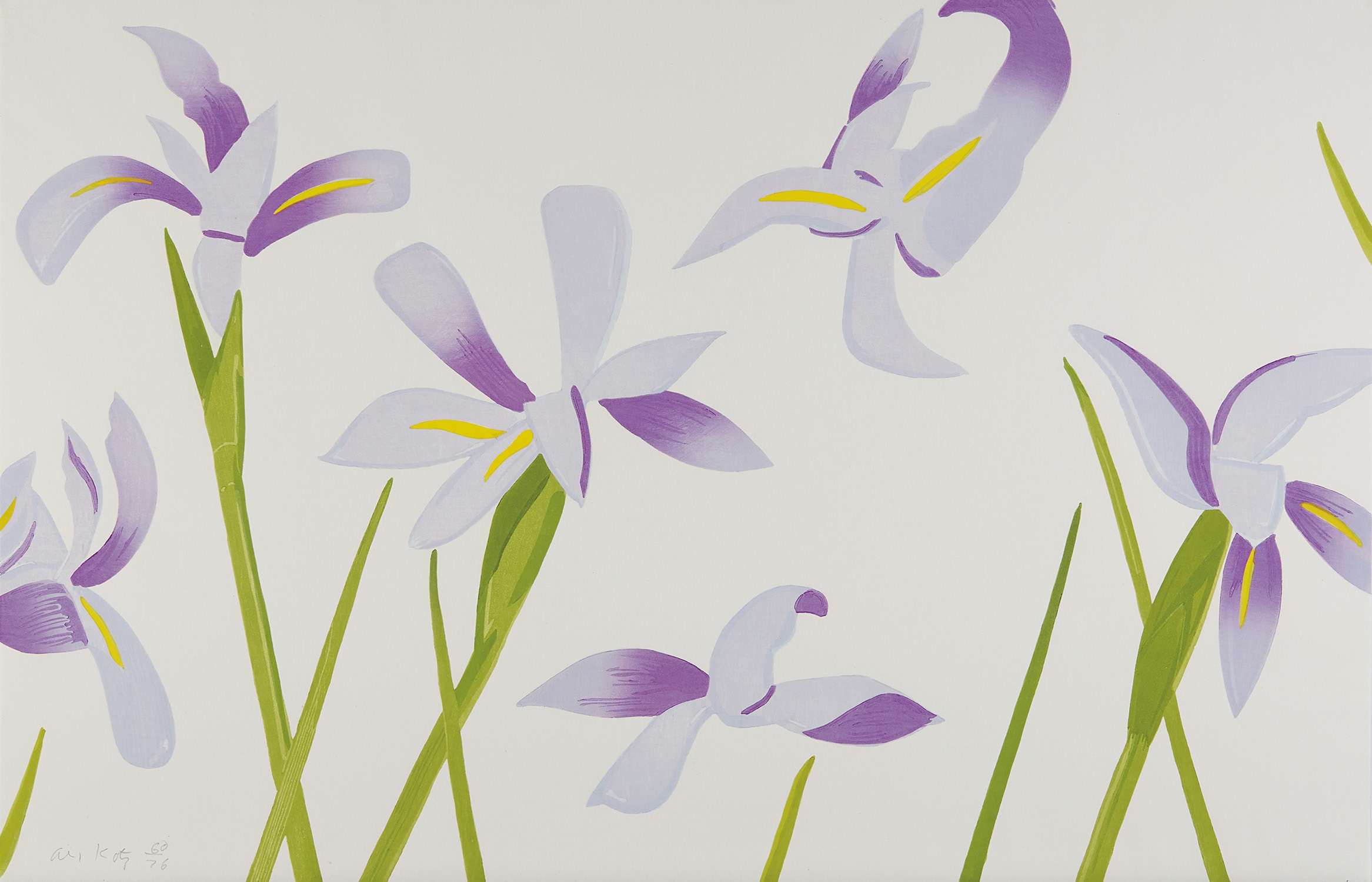 Alex Katz — Blue Flags