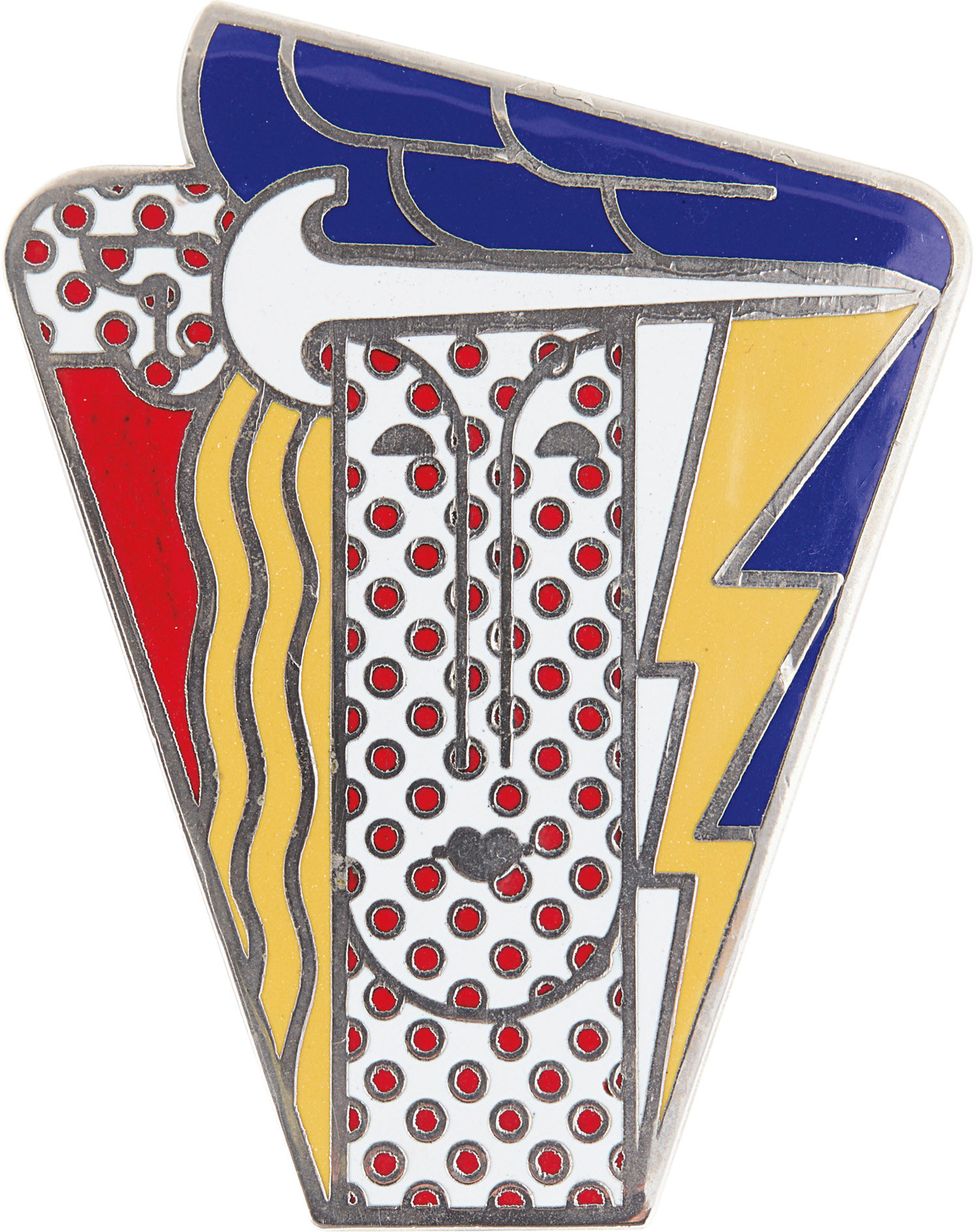 Roy Lichtenstein — Modern Head Brooch