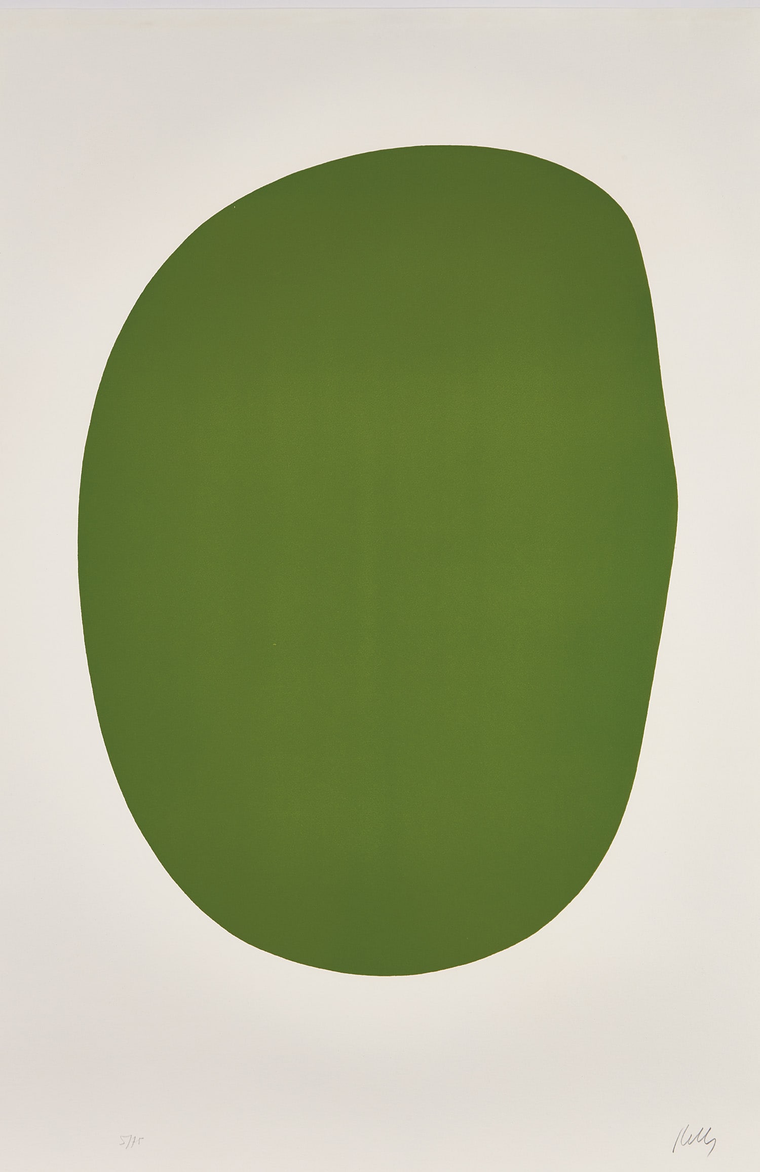 Ellsworth Kelly — Green (Vert), from Suite of Twenty-Seven Color Lithographs
