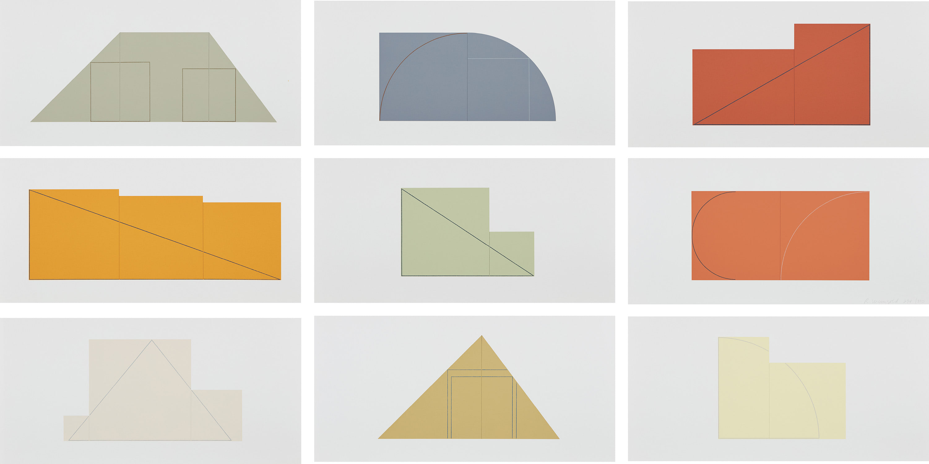 Multiple Panel Paintings 1973-1976, edition B