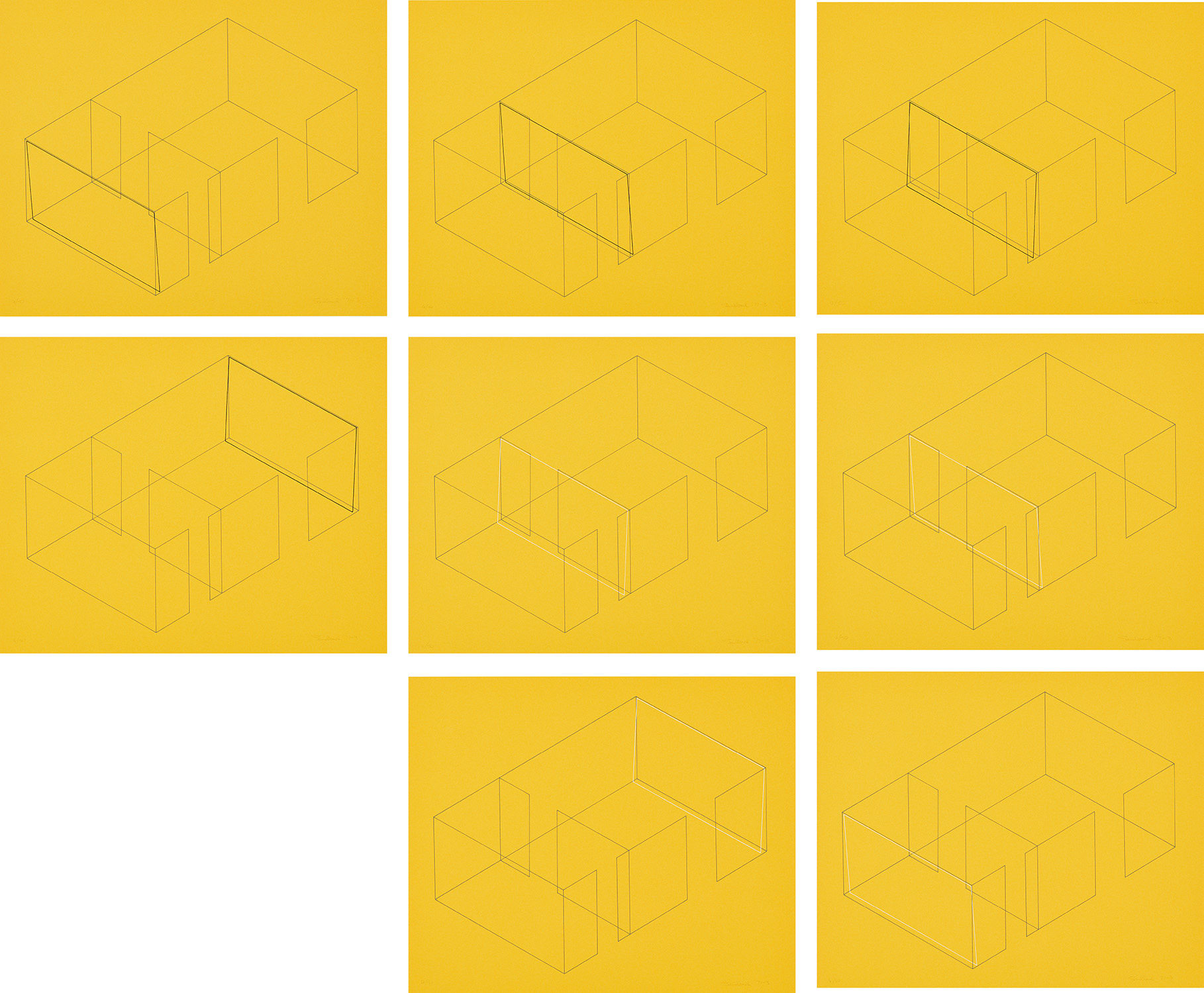 Eight Variations for Galerie Heiner Friedrich