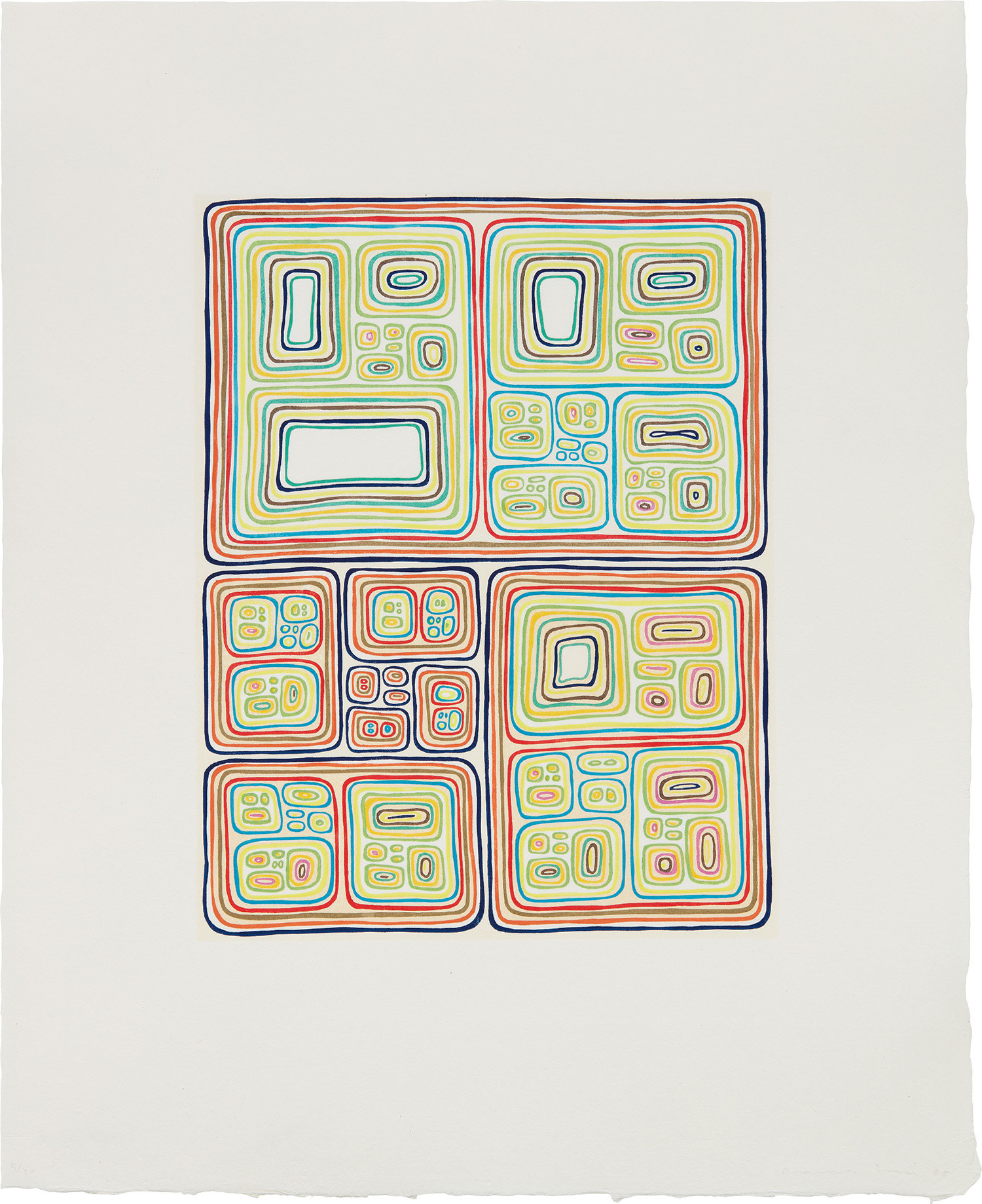 James Siena — Multi-colored Nesting Unknots