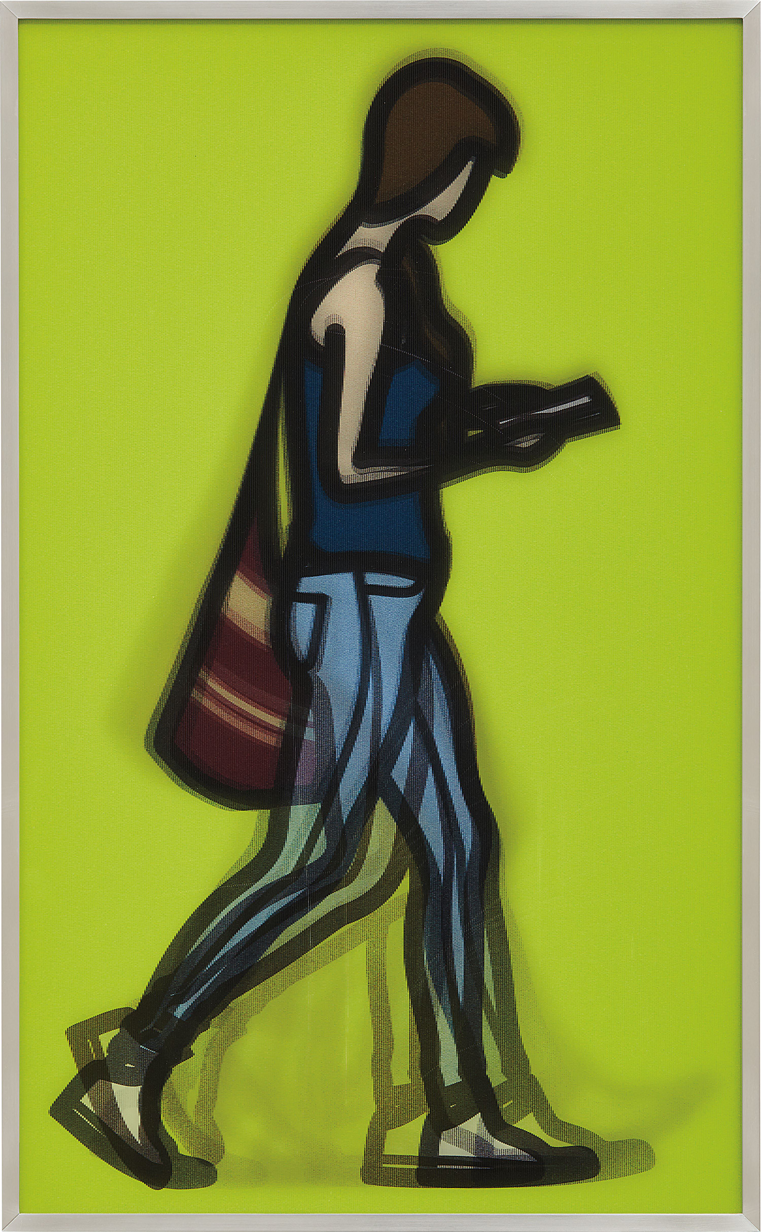 Julian Opie — Waitress, from Walking in London