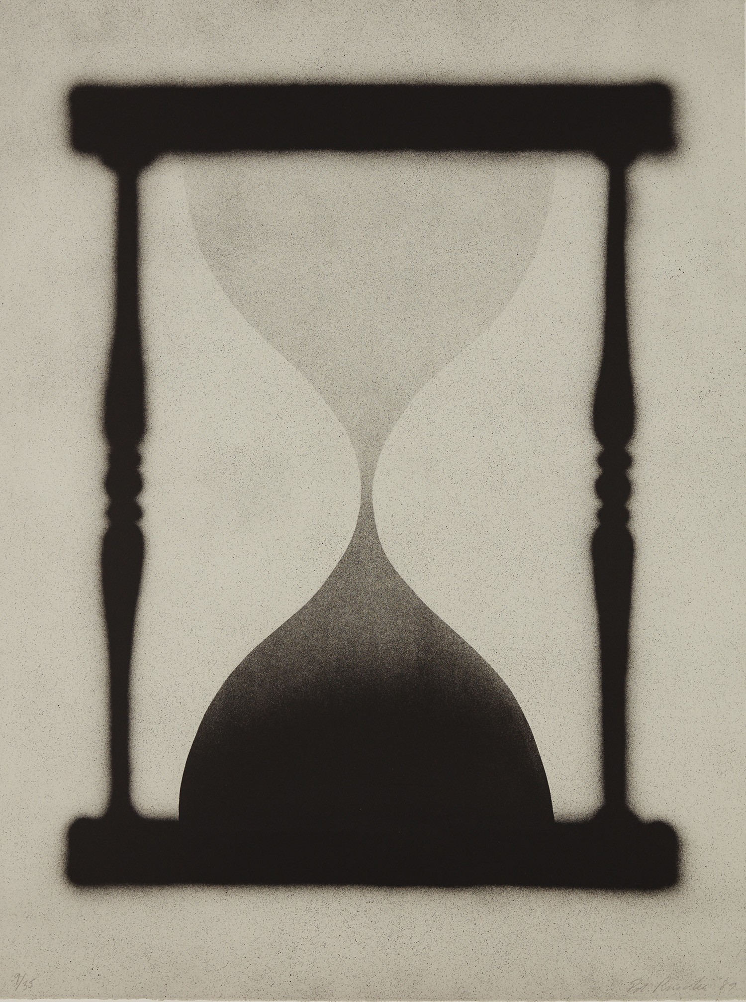 Ed Ruscha — Time is Up