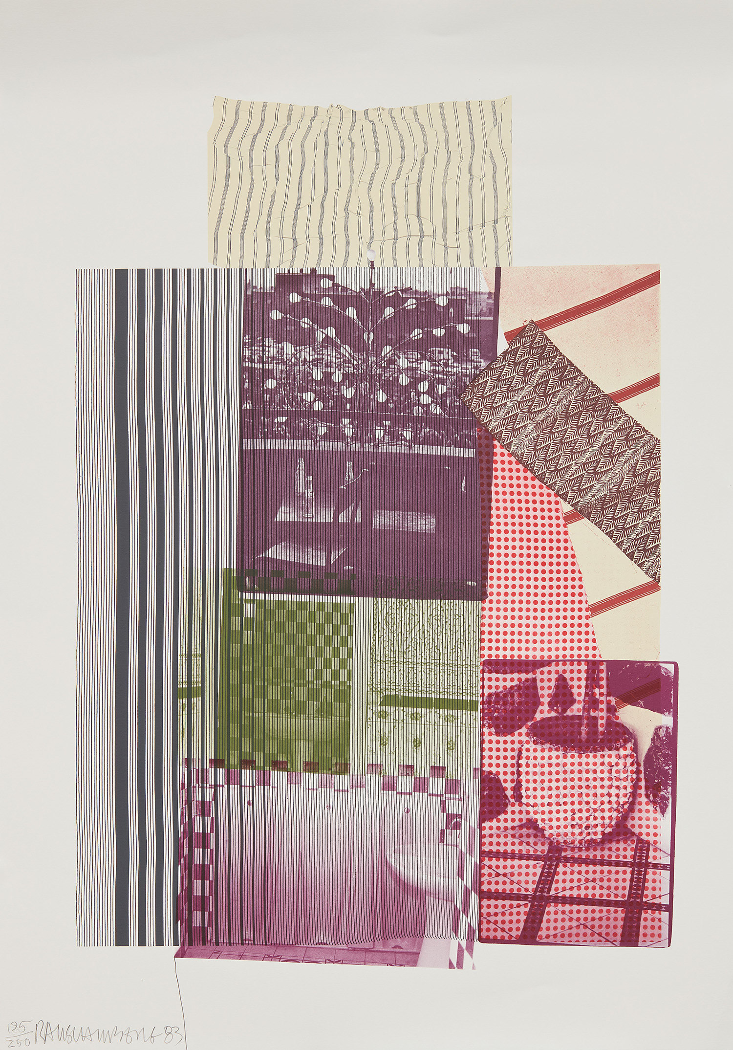 Robert Rauschenberg — Pre-Moroco, from Eight by Eight to Celebrate the Temporary Contemporary