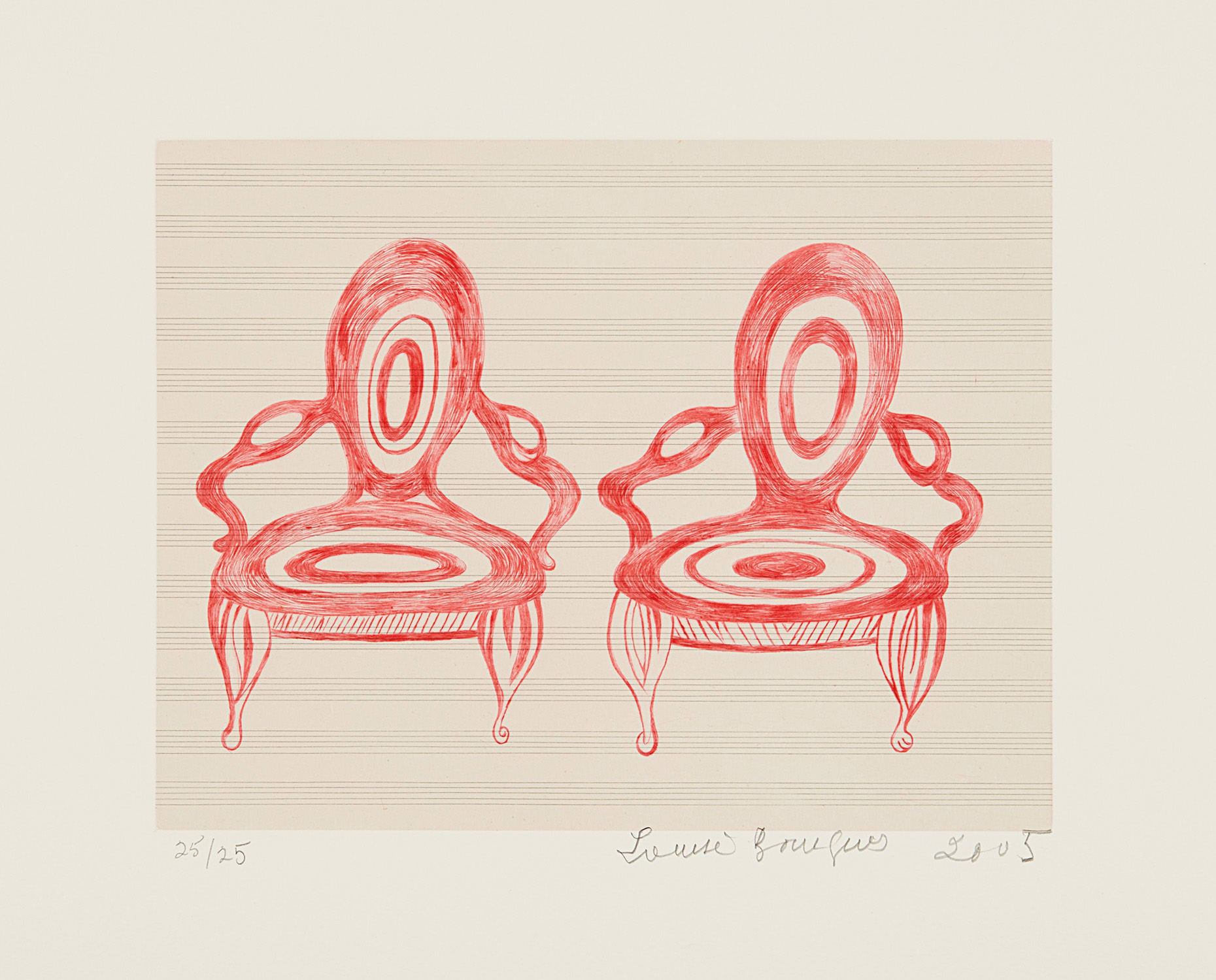 Louise Bourgeois — Twosome, first version, state VI