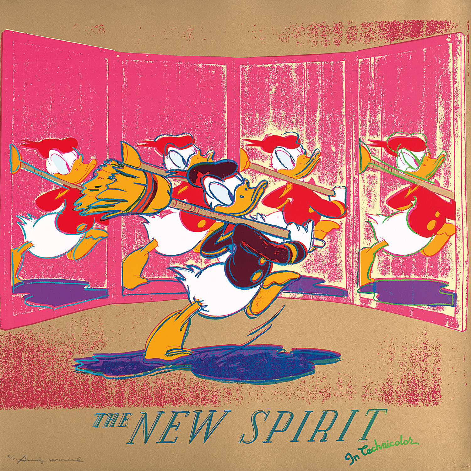 Andy Warhol — The New Spirit (Donald Duck), from Ads