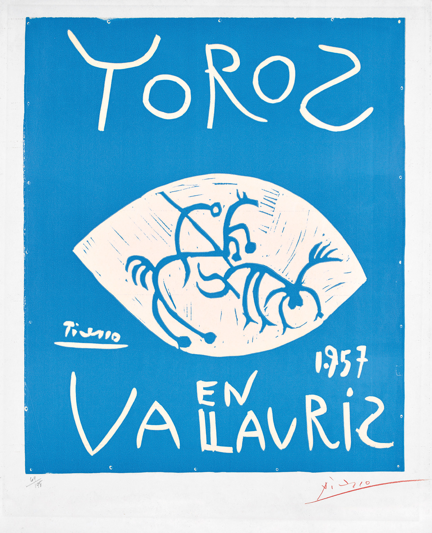 Pablo Picasso — Toros en Vallauris