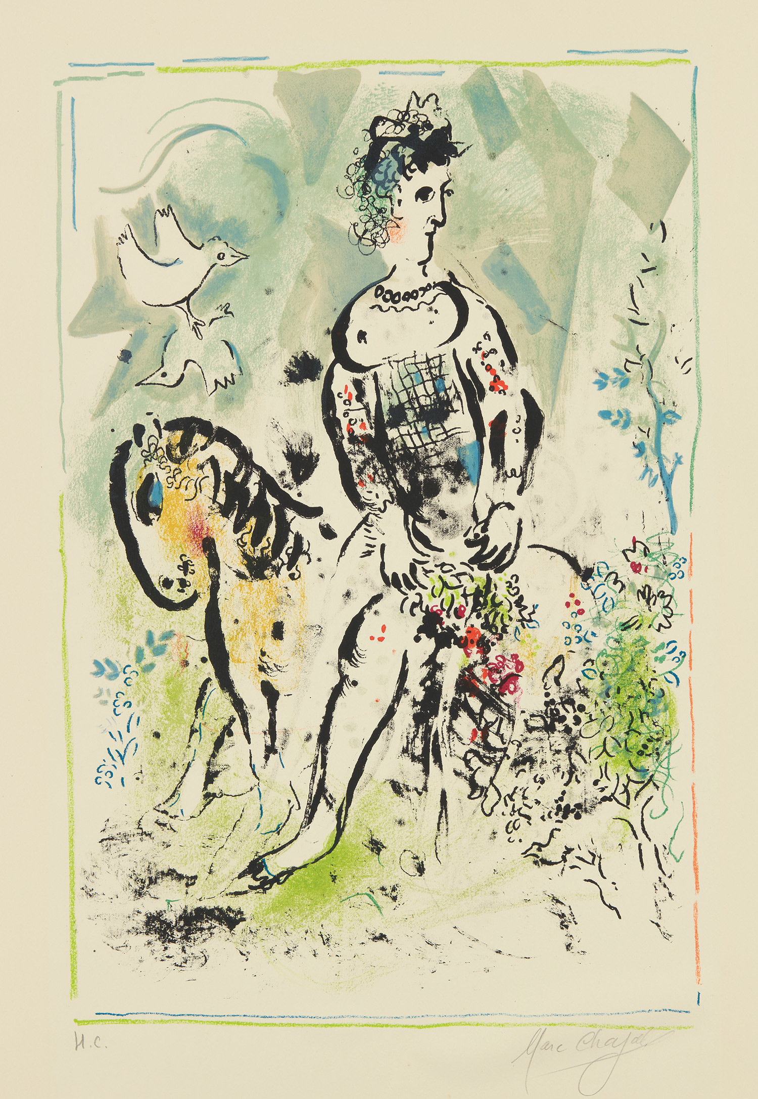 Marc Chagall — Pierrot lunaire (Moon Pierrot)