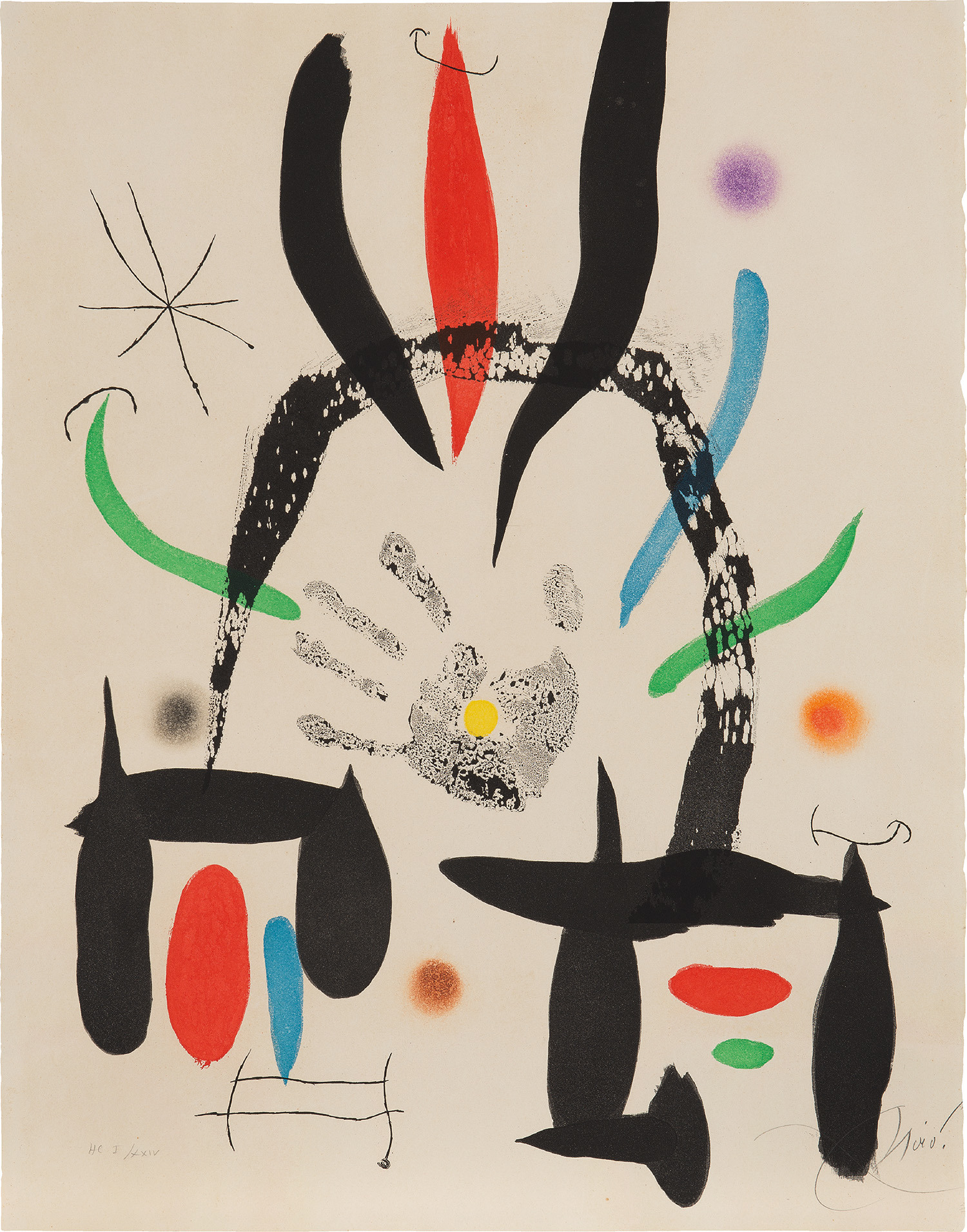 Joan Miró — L'Eloge de la main (The Praise of the Hand)