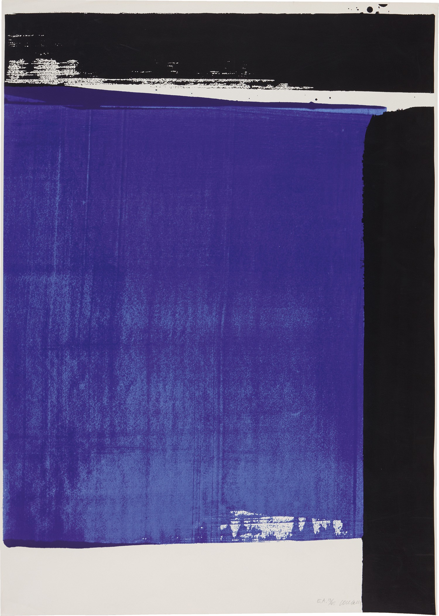 Pierre Soulages — Sérigraphie no. 16
