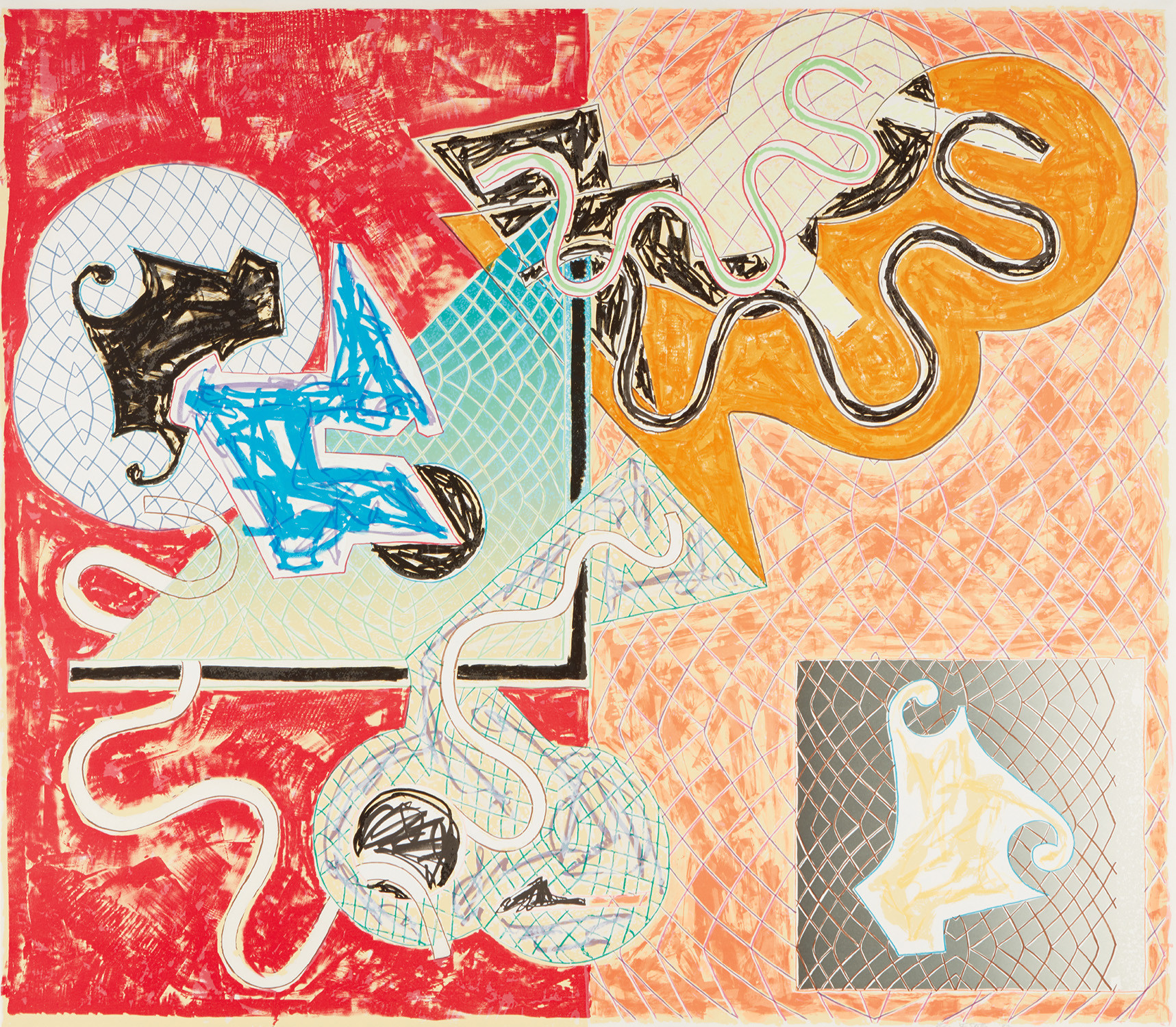 Frank Stella — Shards IV, from Shards