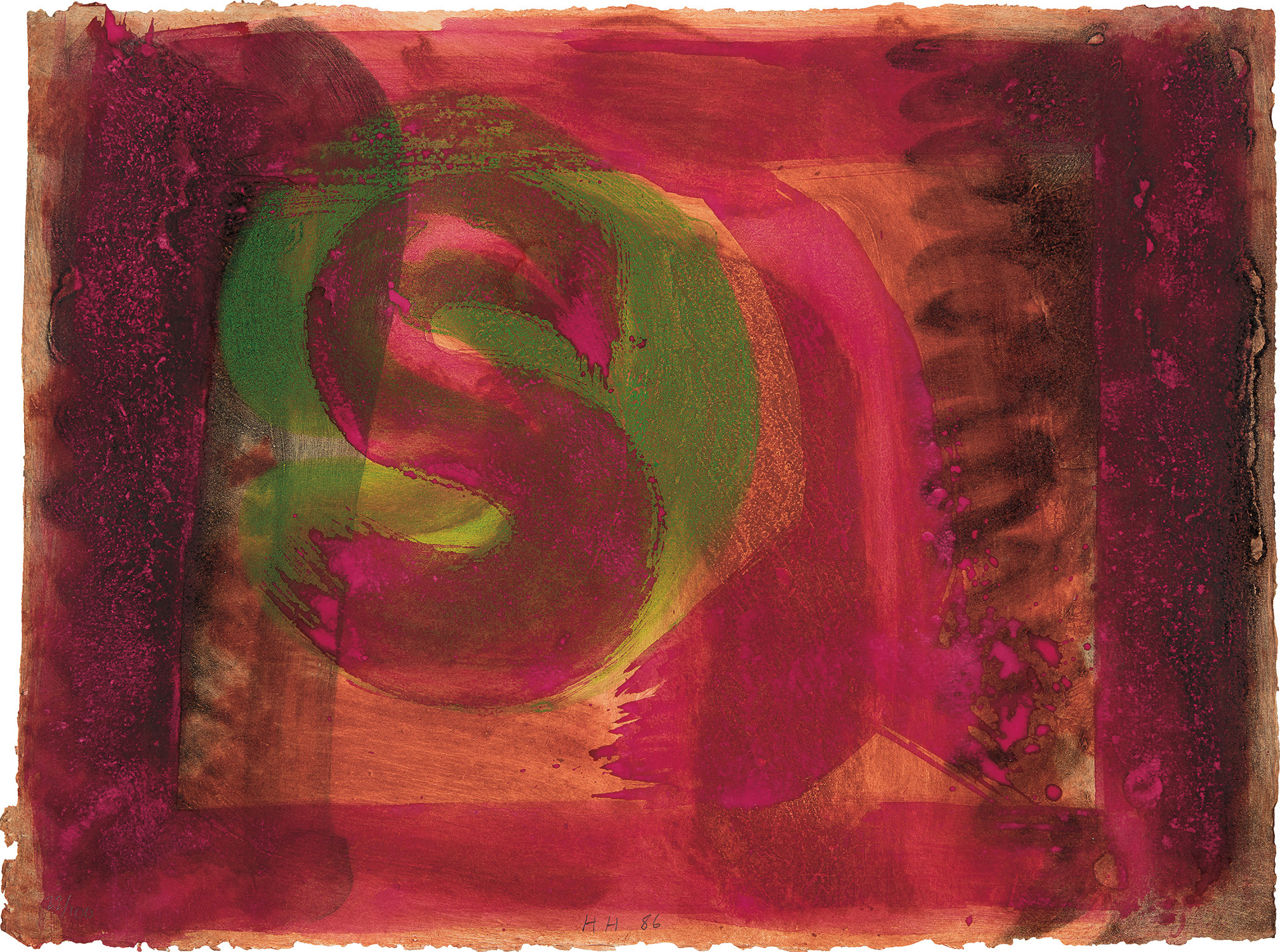 Howard Hodgkin — Red Listening Ear