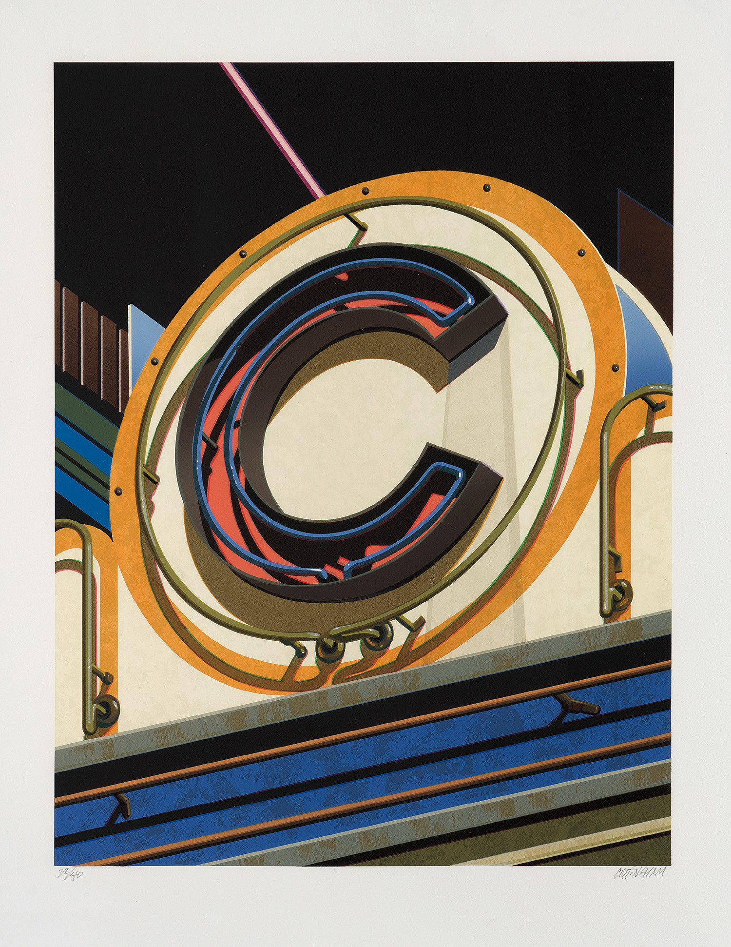 Robert Cottingham — An American Alphabet: C
