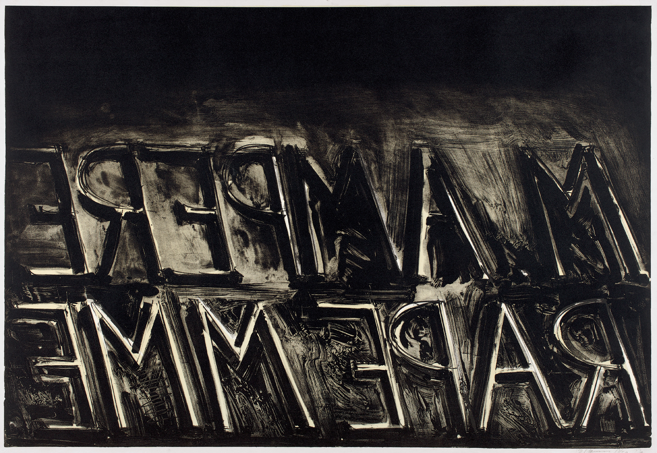 Bruce Nauman — M. Ampere