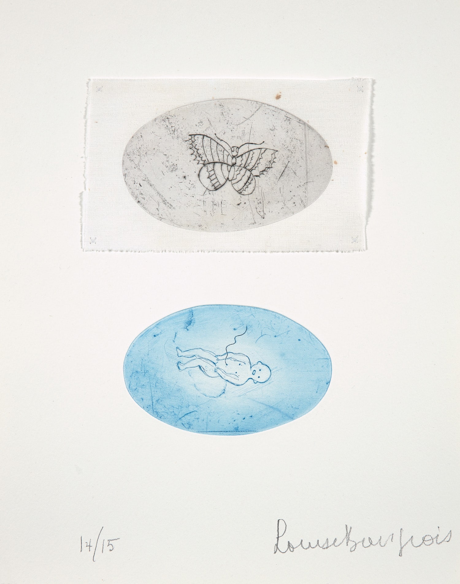 Louise Bourgeois — Baby and Butterfly, State II