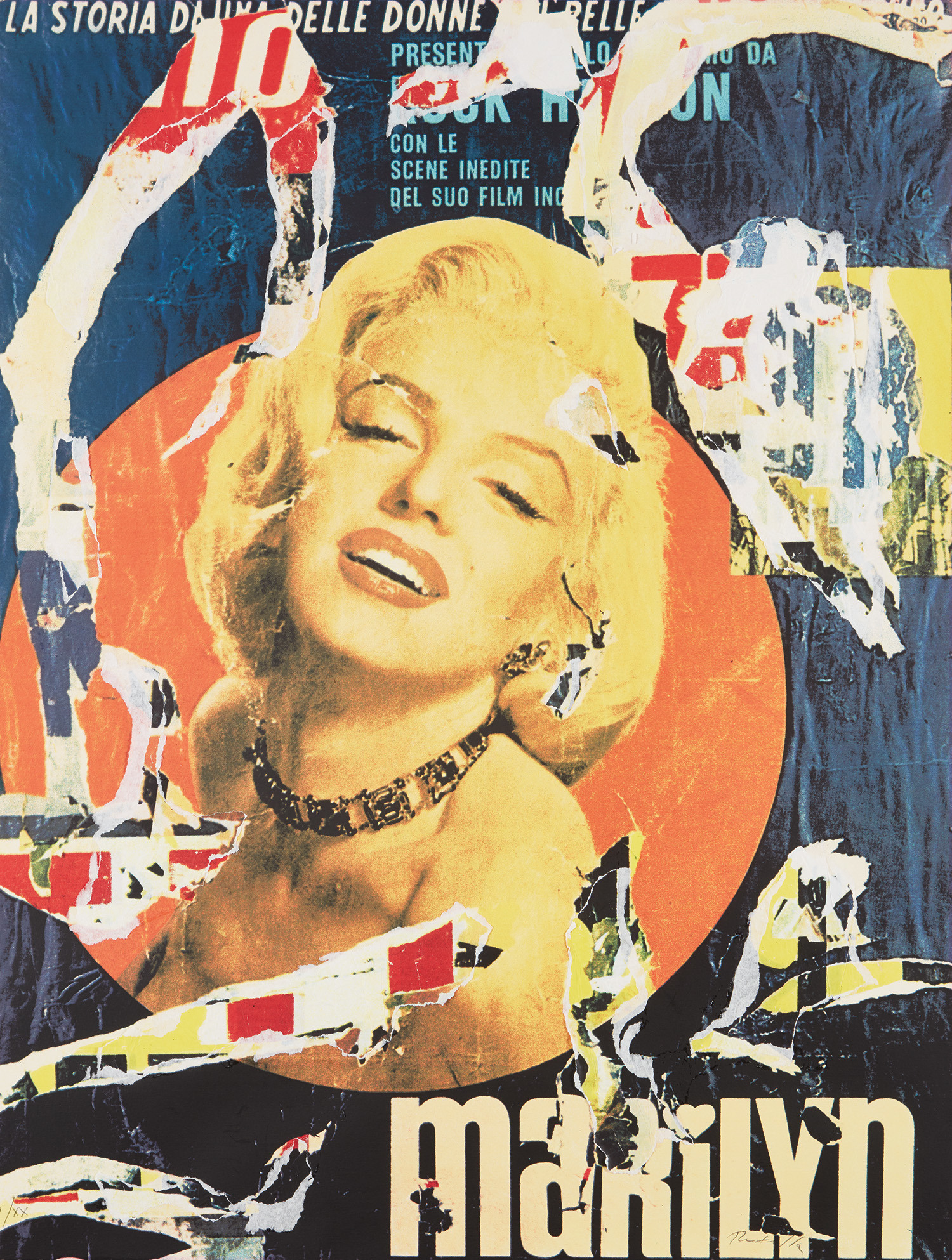 Mimmo Rotella — Marilyn - La Storia di una delle donne piu belle