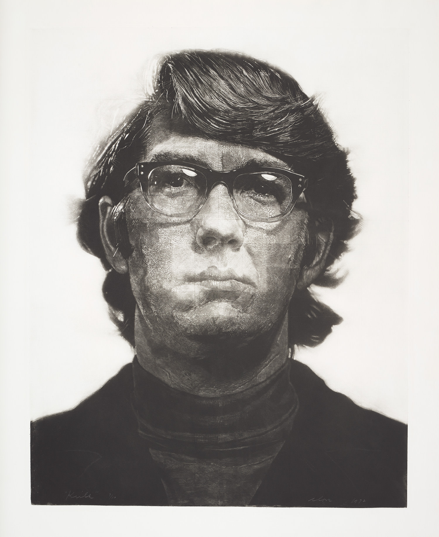 Chuck Close — Keith/Mezzotint
