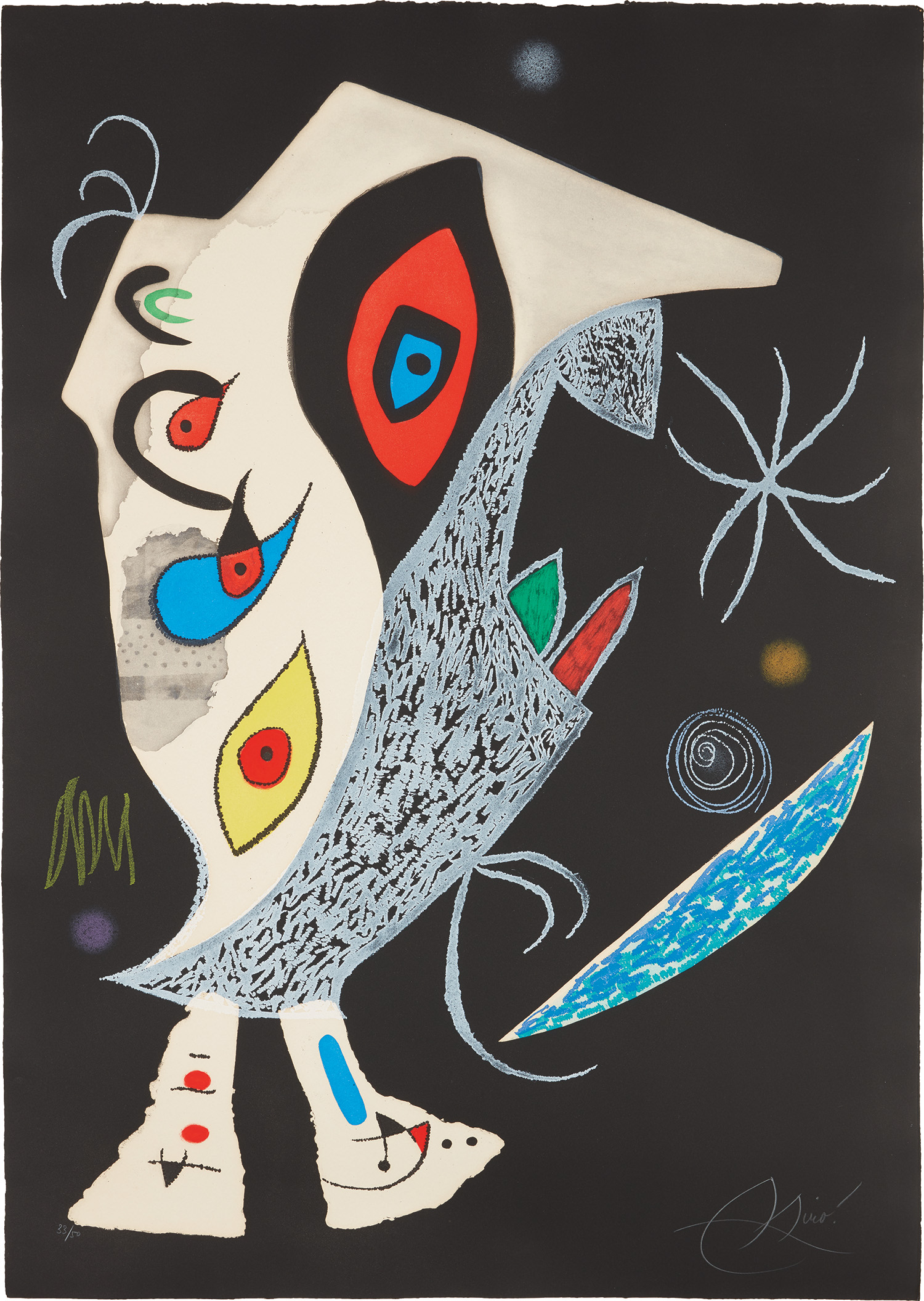 Joan Miró — Barbare dans la nuit (Barbarian in the Night)