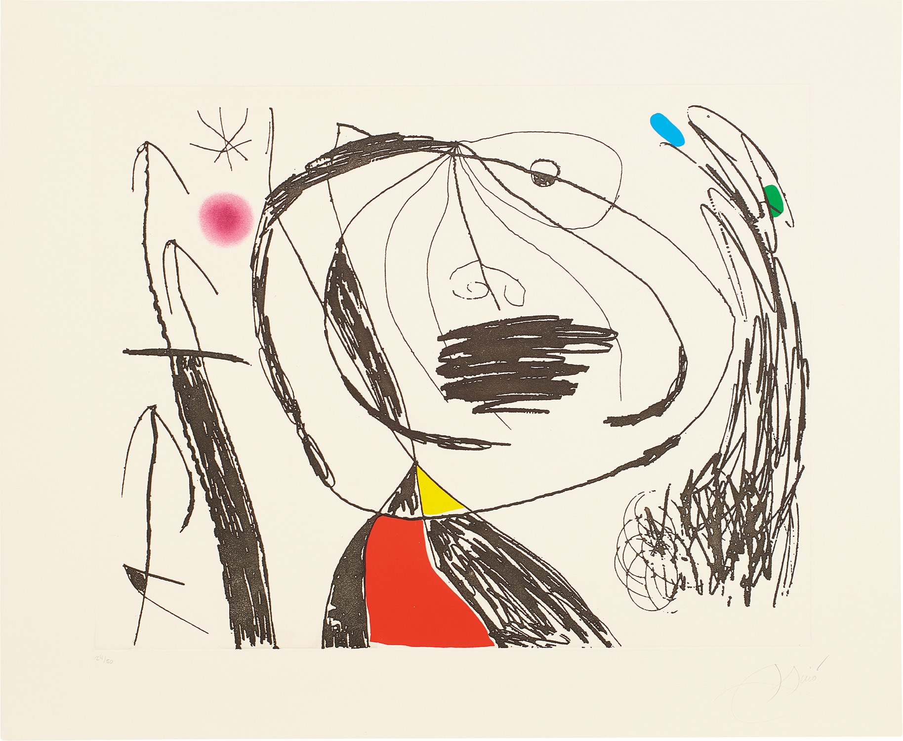 Joan Miró — Série Mallorca (Mallorca Series): plate 5