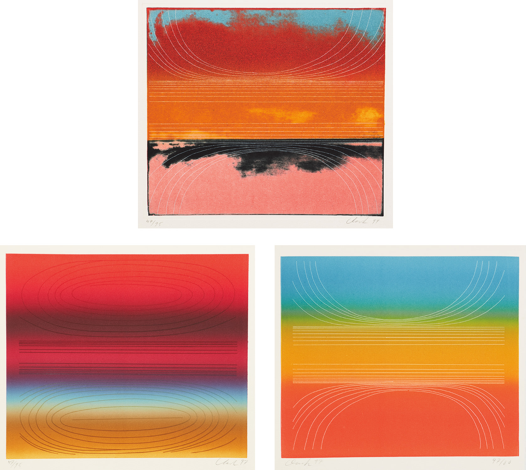 Three etchings, for For the Sake of the Search