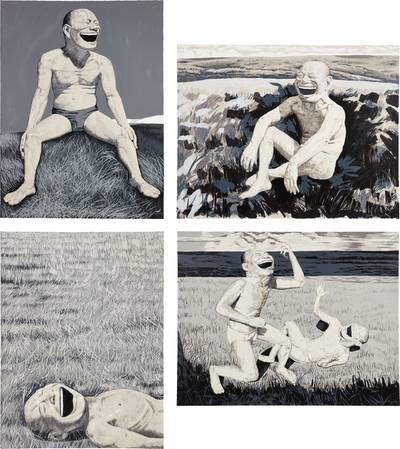 The Grassland Series: four plates