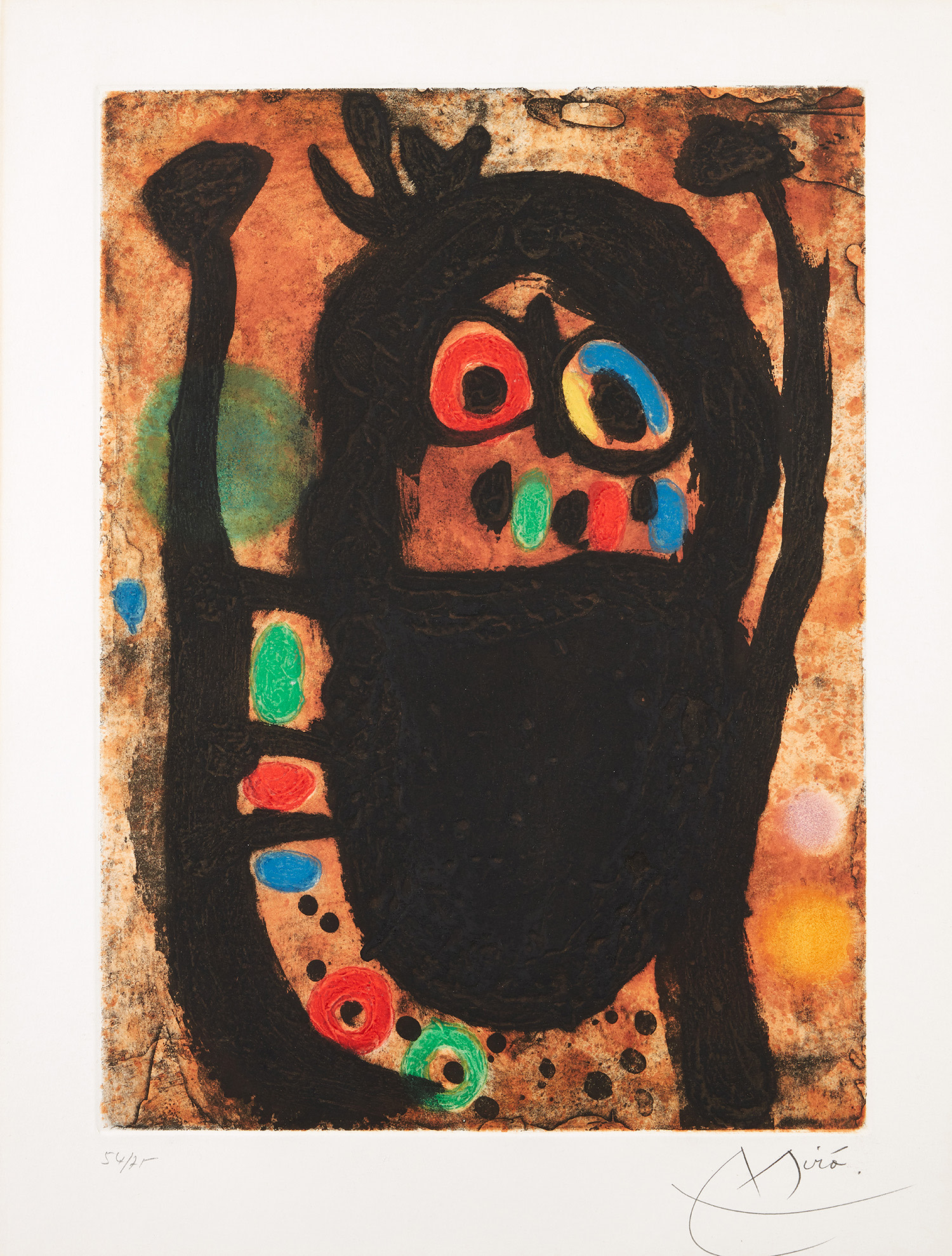 Joan Miró — Femme aux bijoux (Woman with Jewelry) (D. 452)