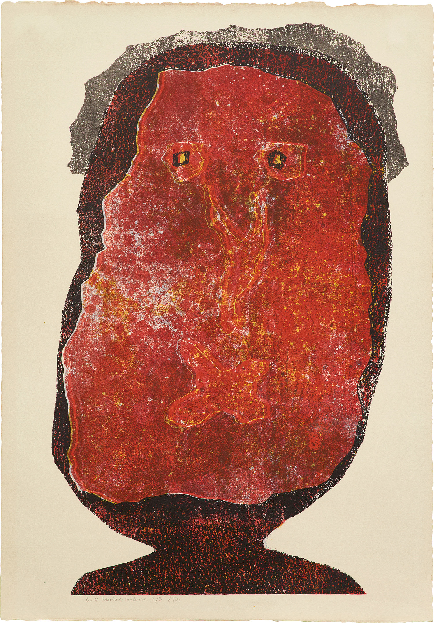 Jean Dubuffet — L'Enfle-chique III (The Inflated Snob III) (L. fasc. XVI p. 225, W. 815)
