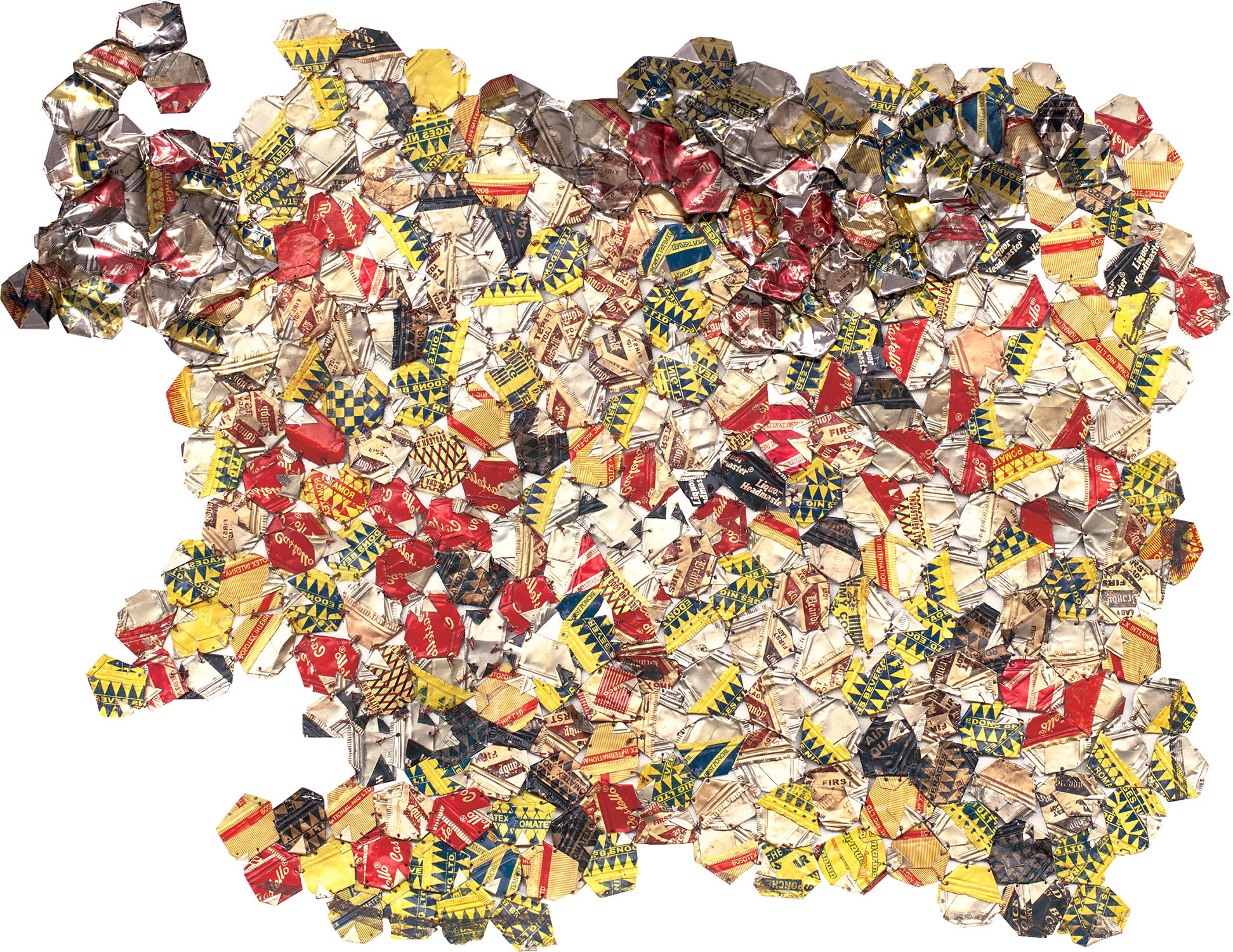 El Anatsui — Black & Silver