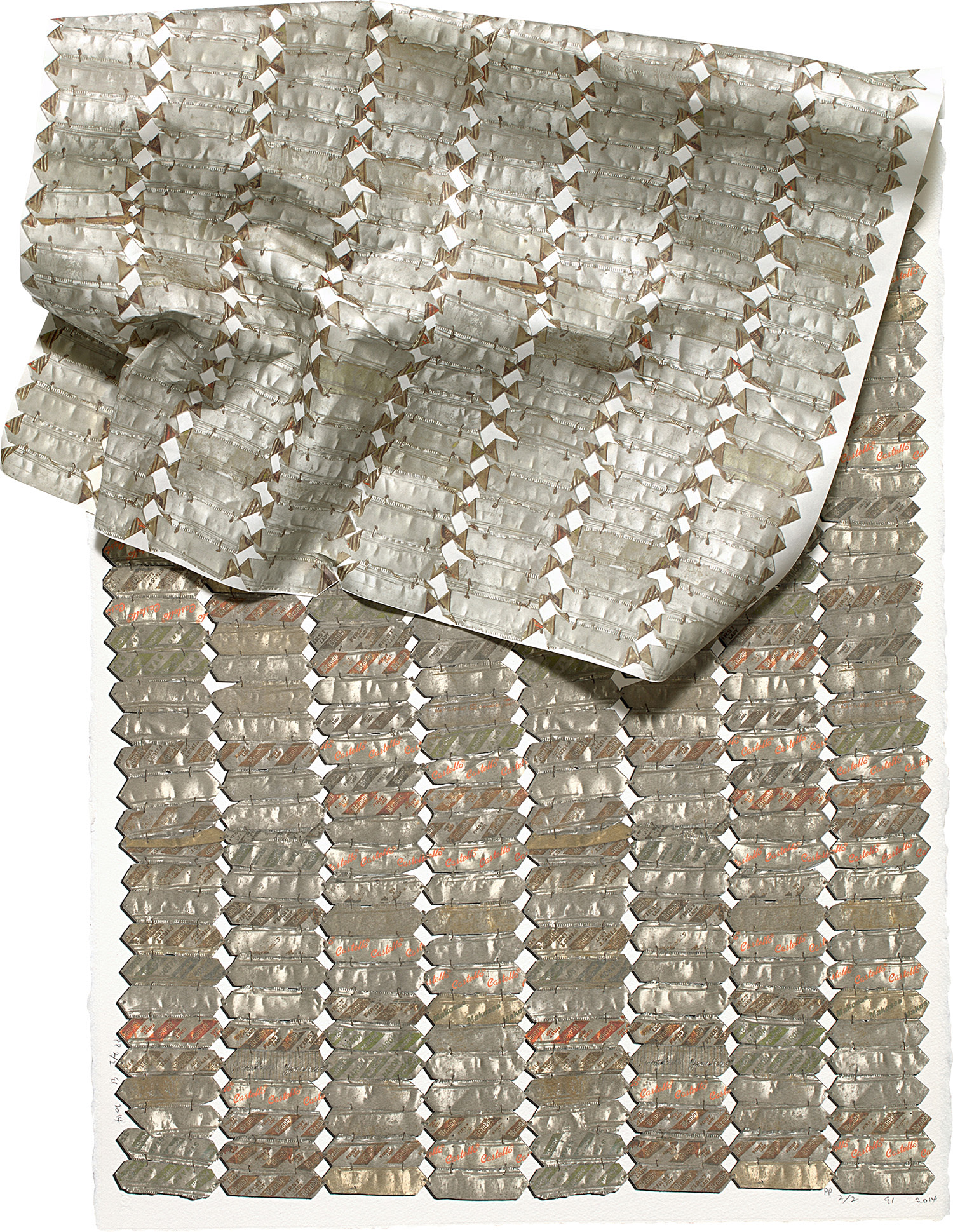 El Anatsui — Pewter Variation