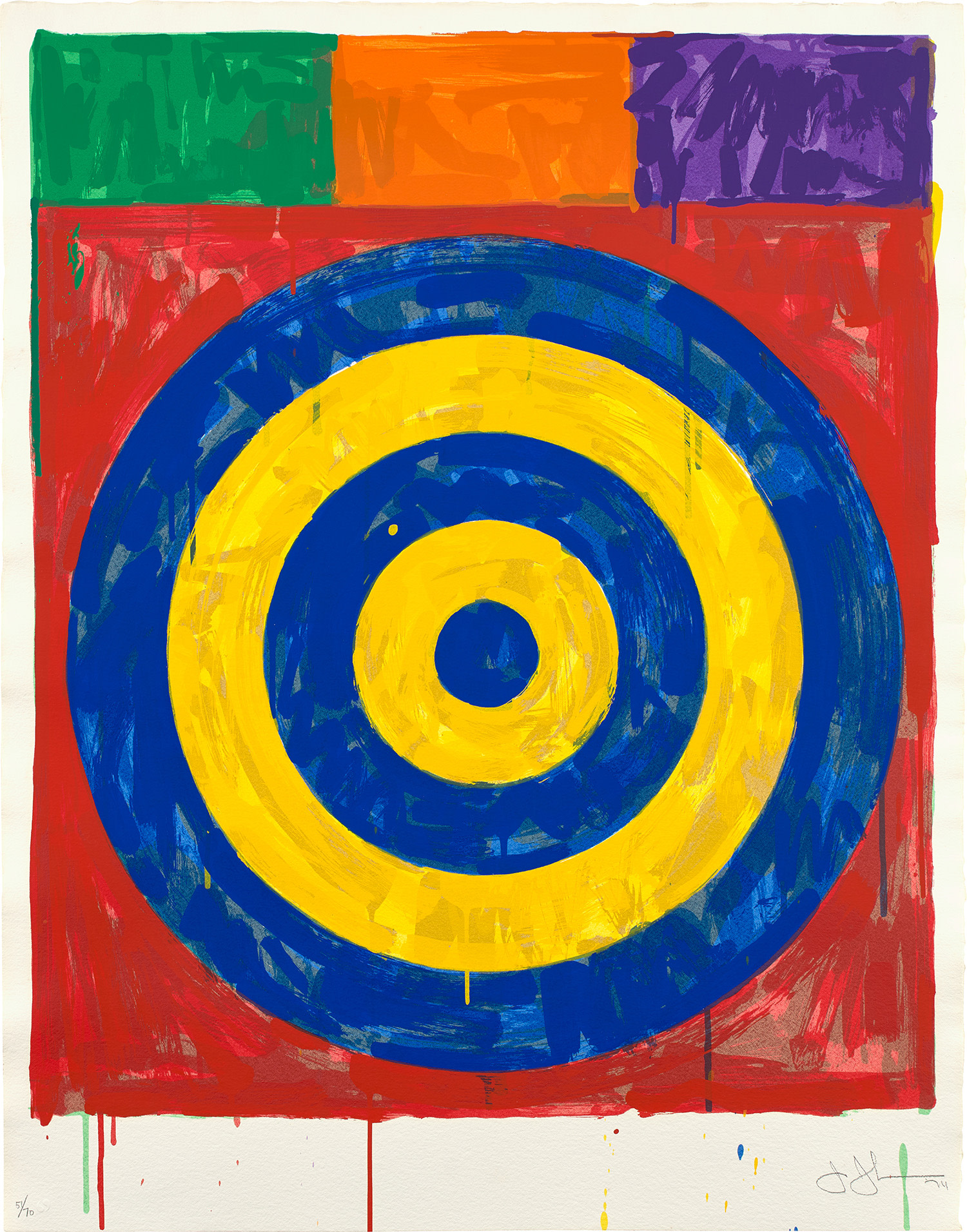 Jasper Johns — Target (ULAE 147)