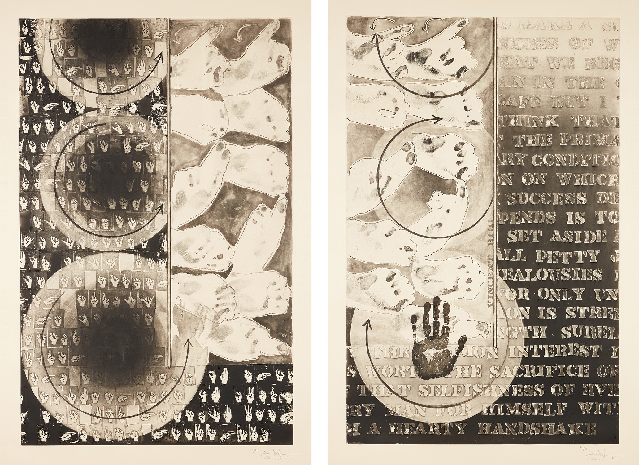 Jasper Johns — Fragment of A Letter