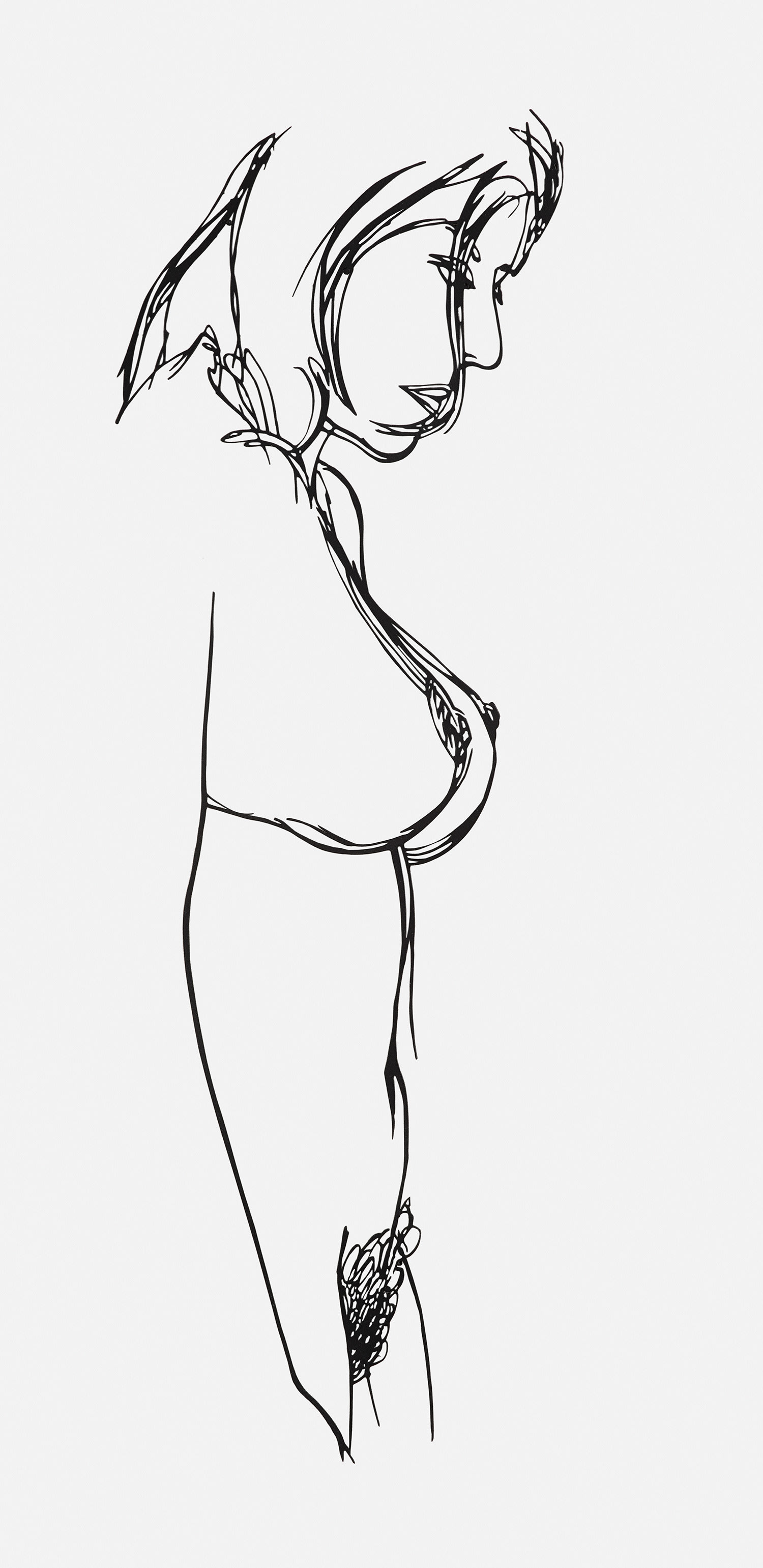 Tom Wesselmann — Monica Standing Nude